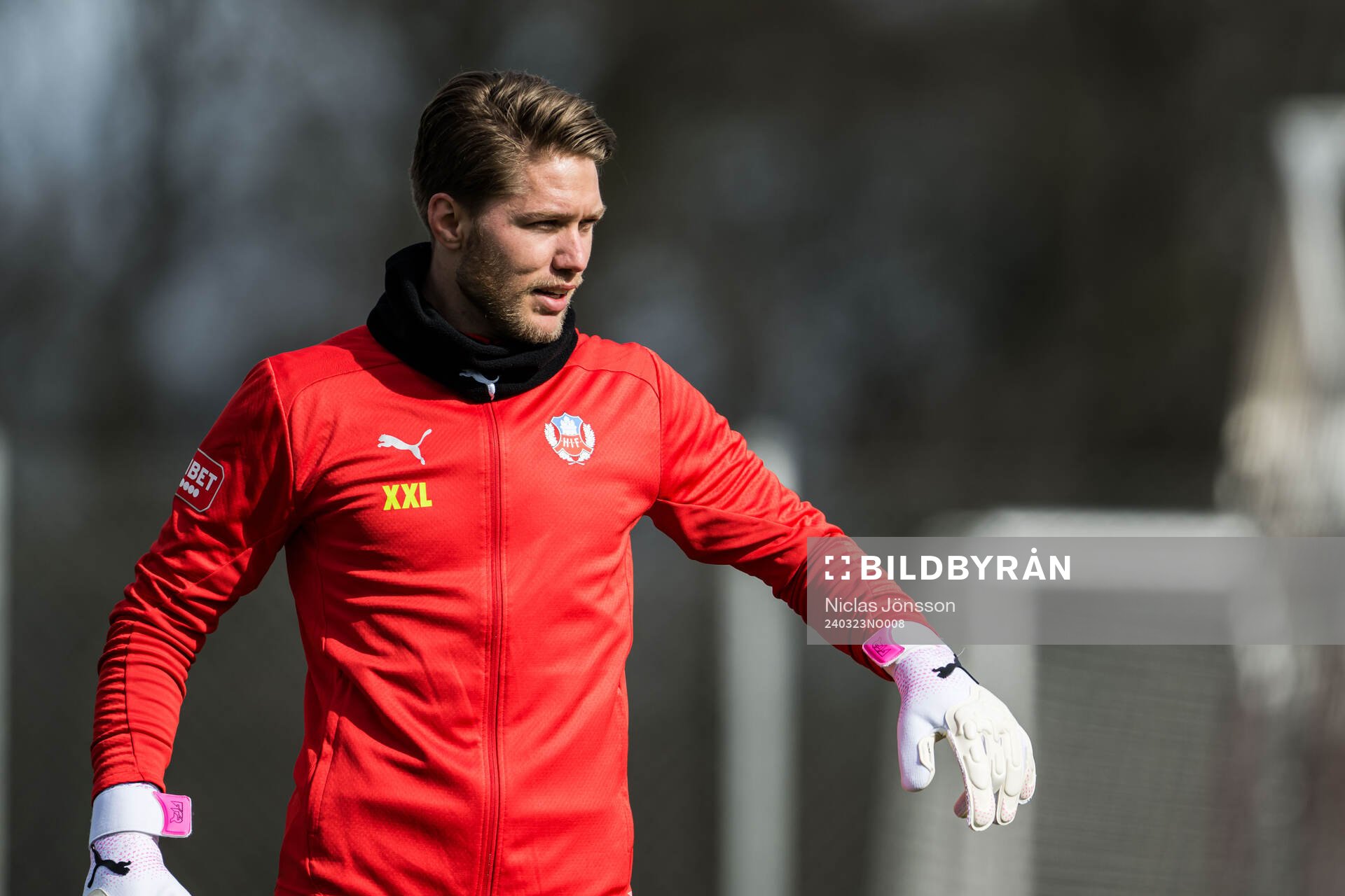 Helsingborgs målvakt Kalle Joelsson