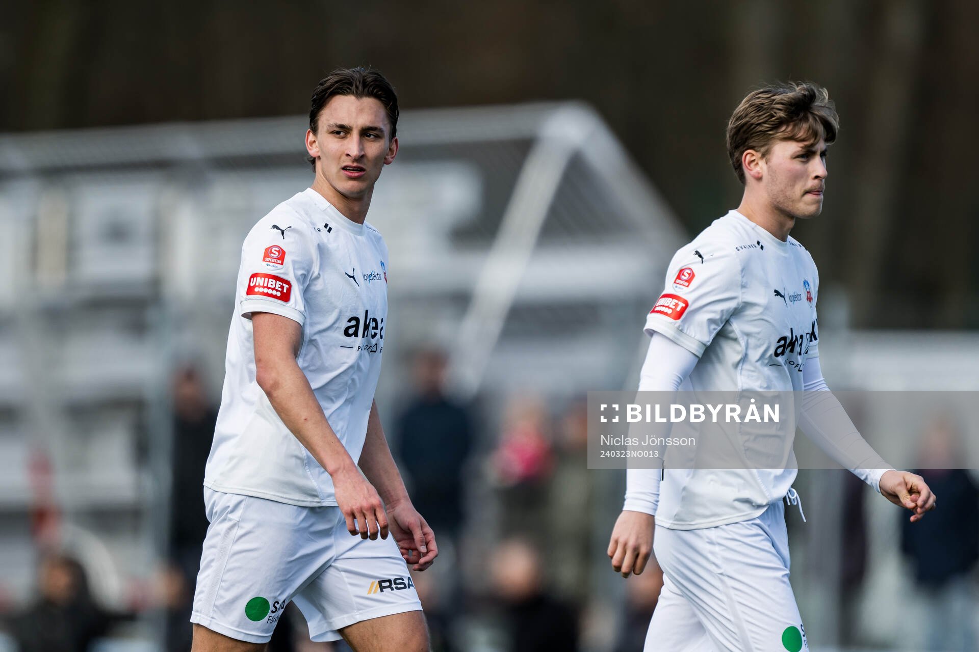 Helsingborgs Wilhelm Nilsson och Daniel Bergman