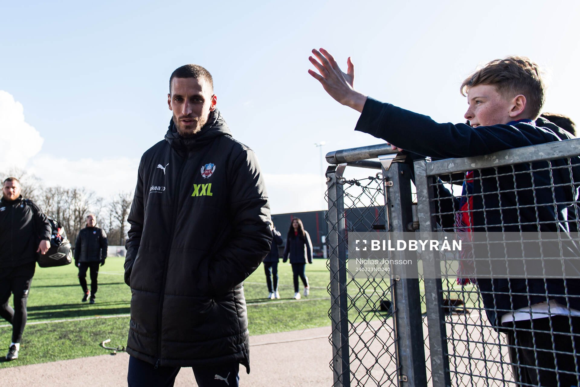 Helsingborgs Arian Kabashi jublar