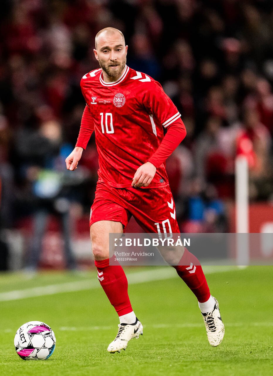 Christian Eriksen of Denmark
