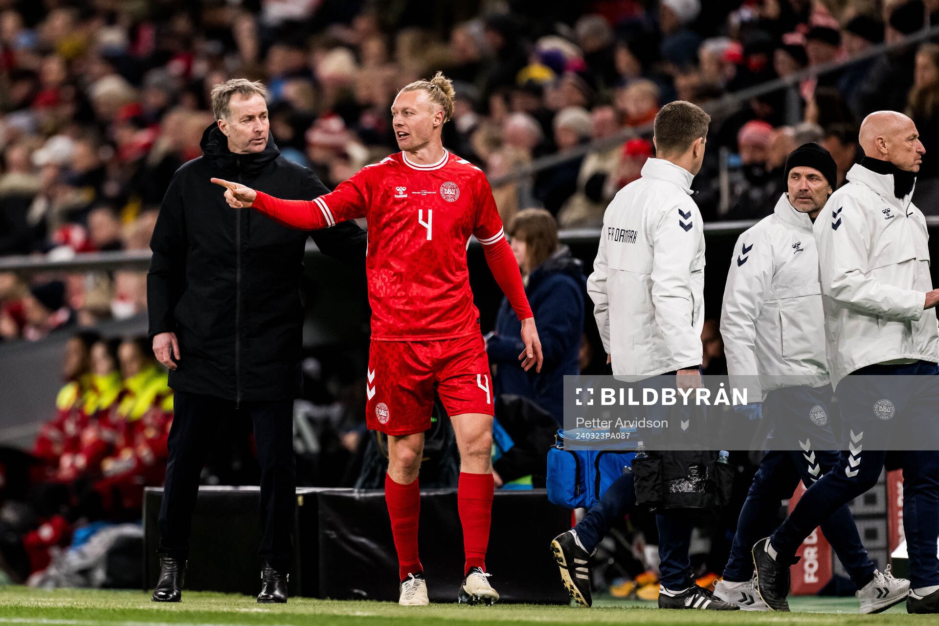 Simon Kjær of Denmark