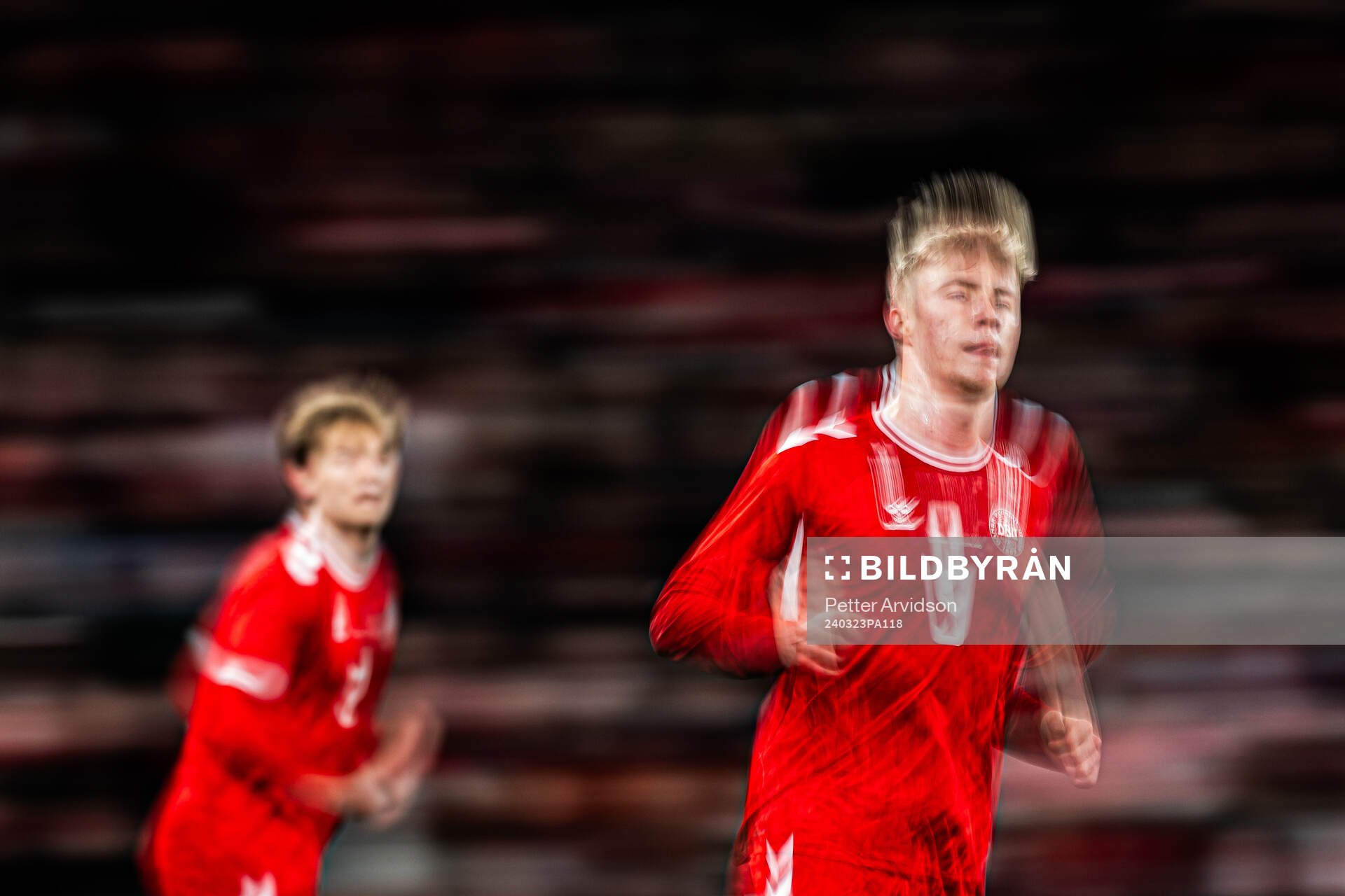 Rasmus Højlund of Denmark