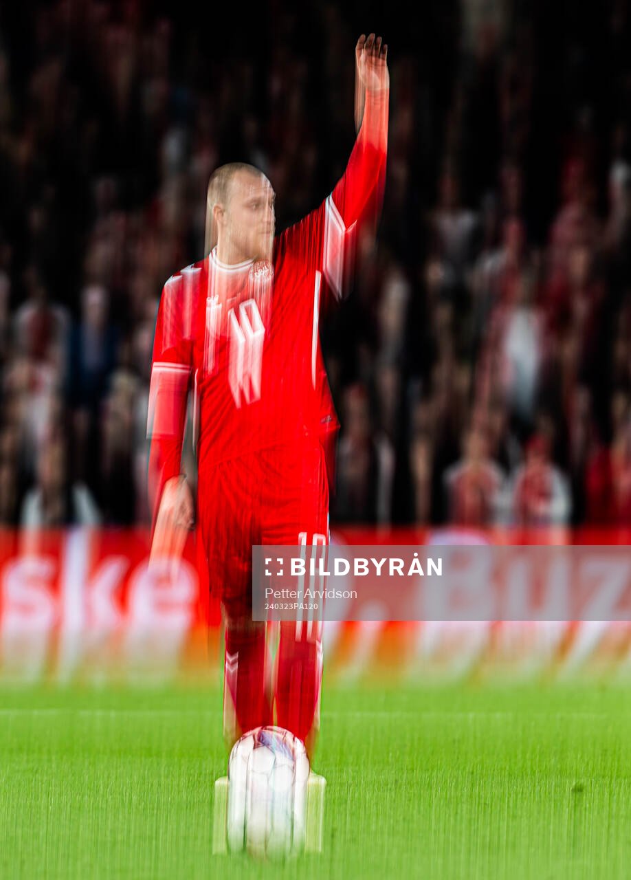Christian Eriksen of Denmark