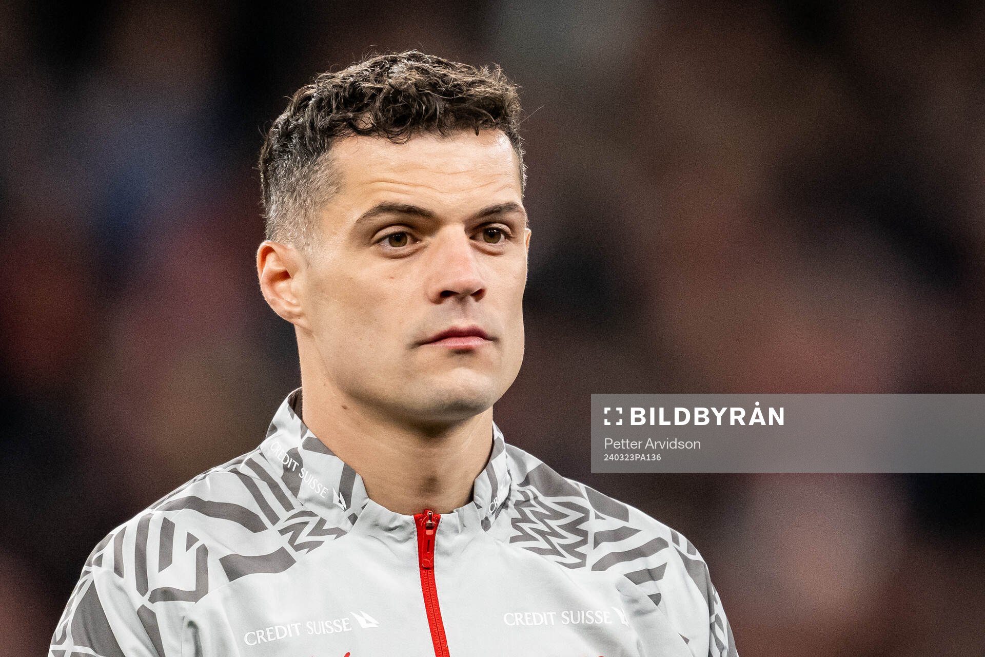 Granit Xhaka of Switzerland