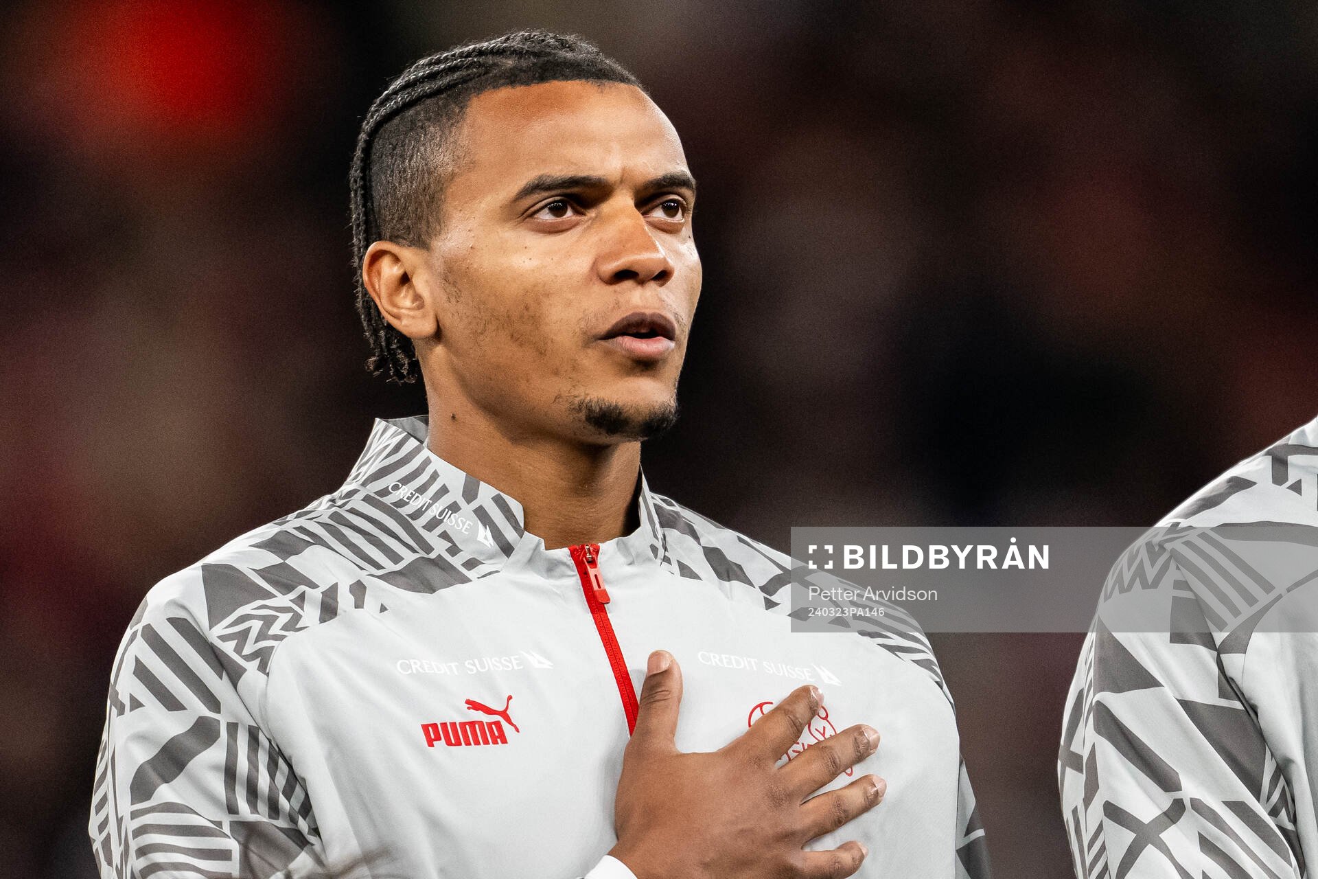 Manuel Akanji of Switzerland