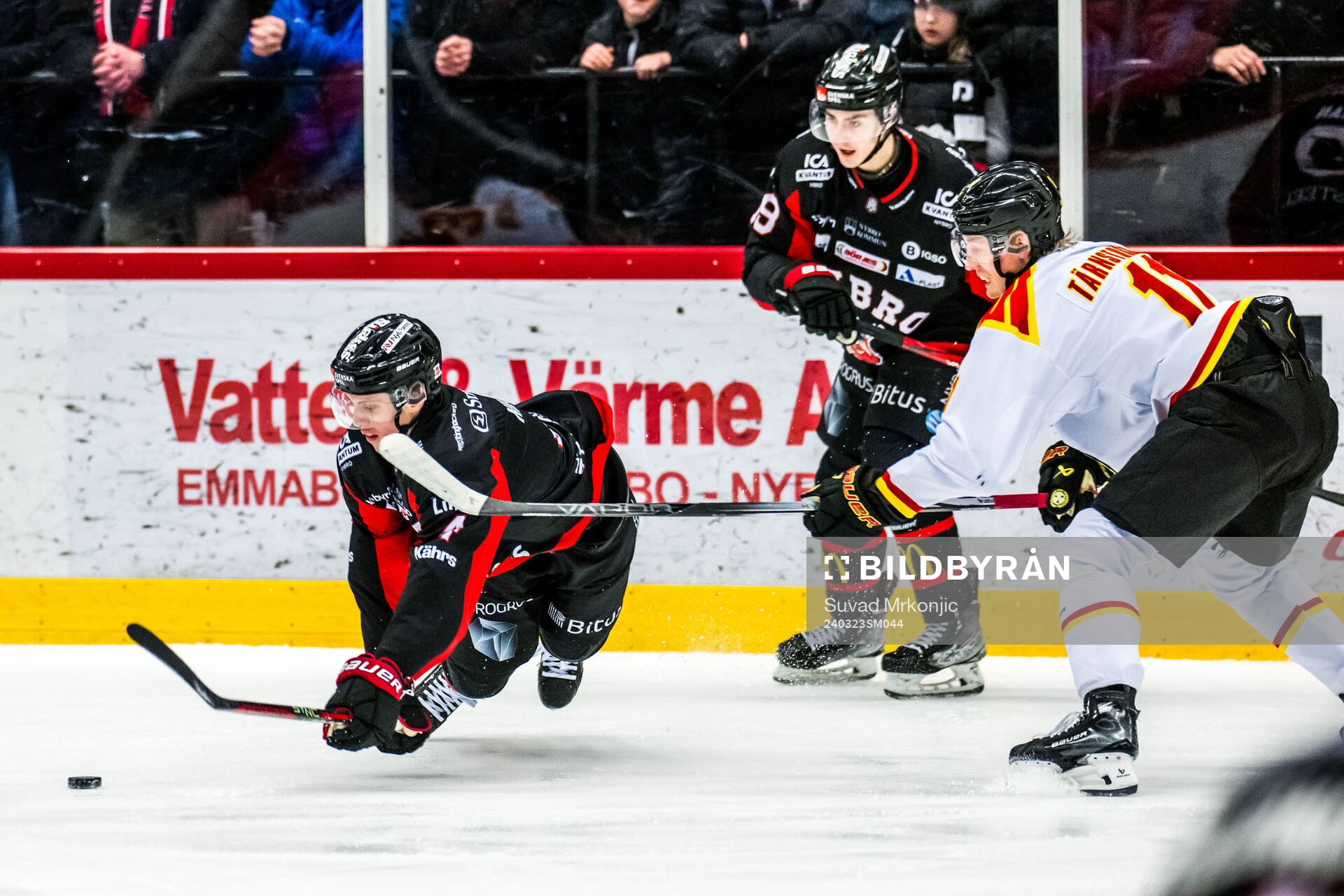 Nybros Niklas Nilsson och Brynäs Oliver Tärnström