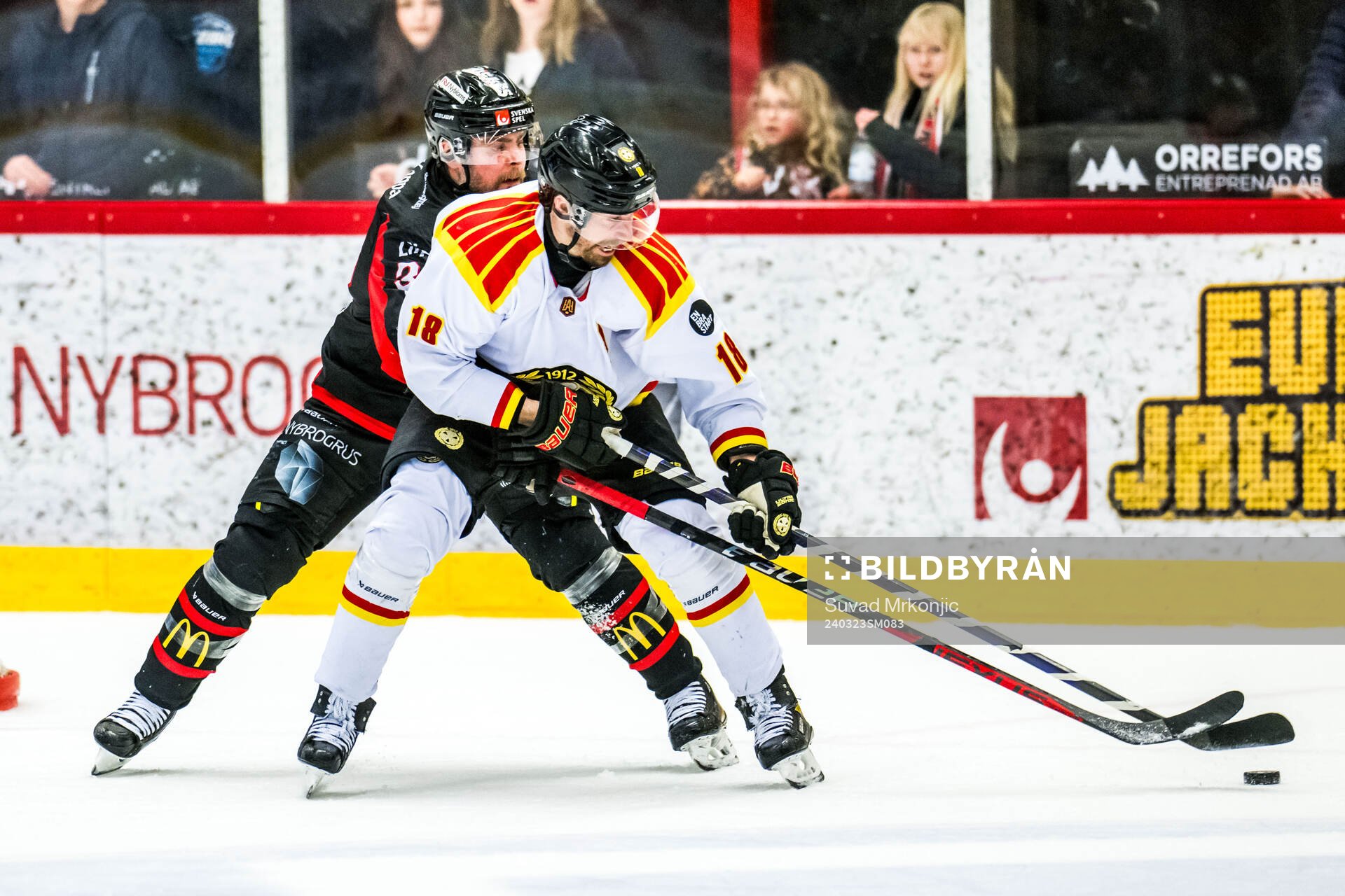 Nybros Nichlas Torp och Brynäs Anton Rödin