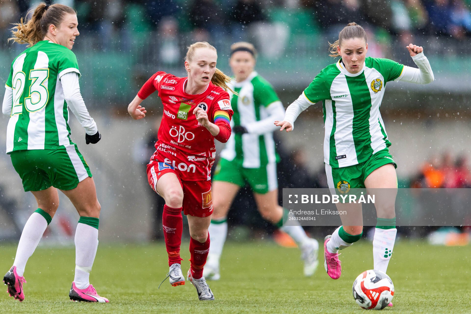 Hammarbys Emma Westin, Örebros Minea Lassas och Hammarbys