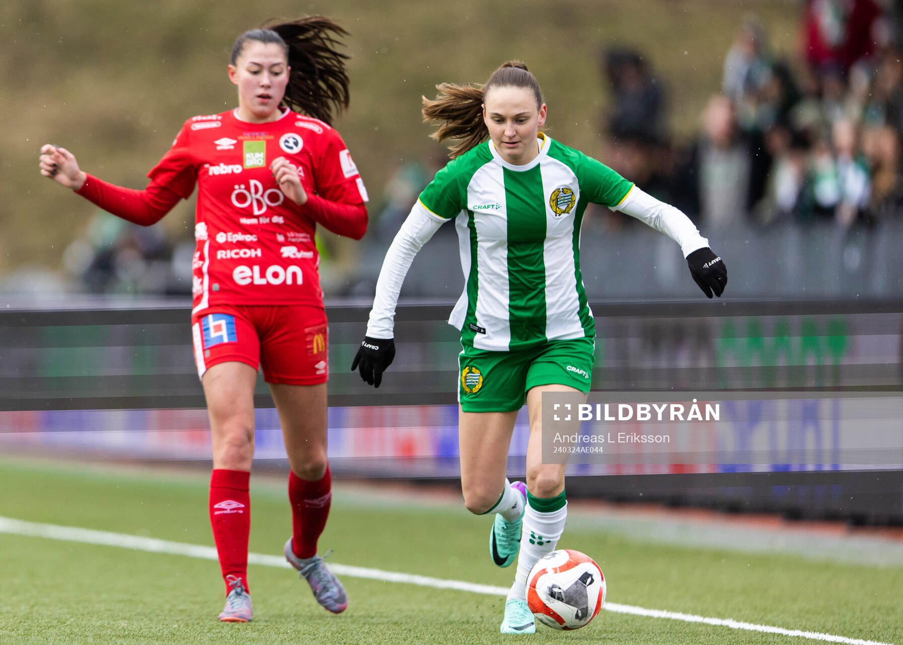 Örebros Áslaug Dora Sigurbjörnsdottir och Hammarbys