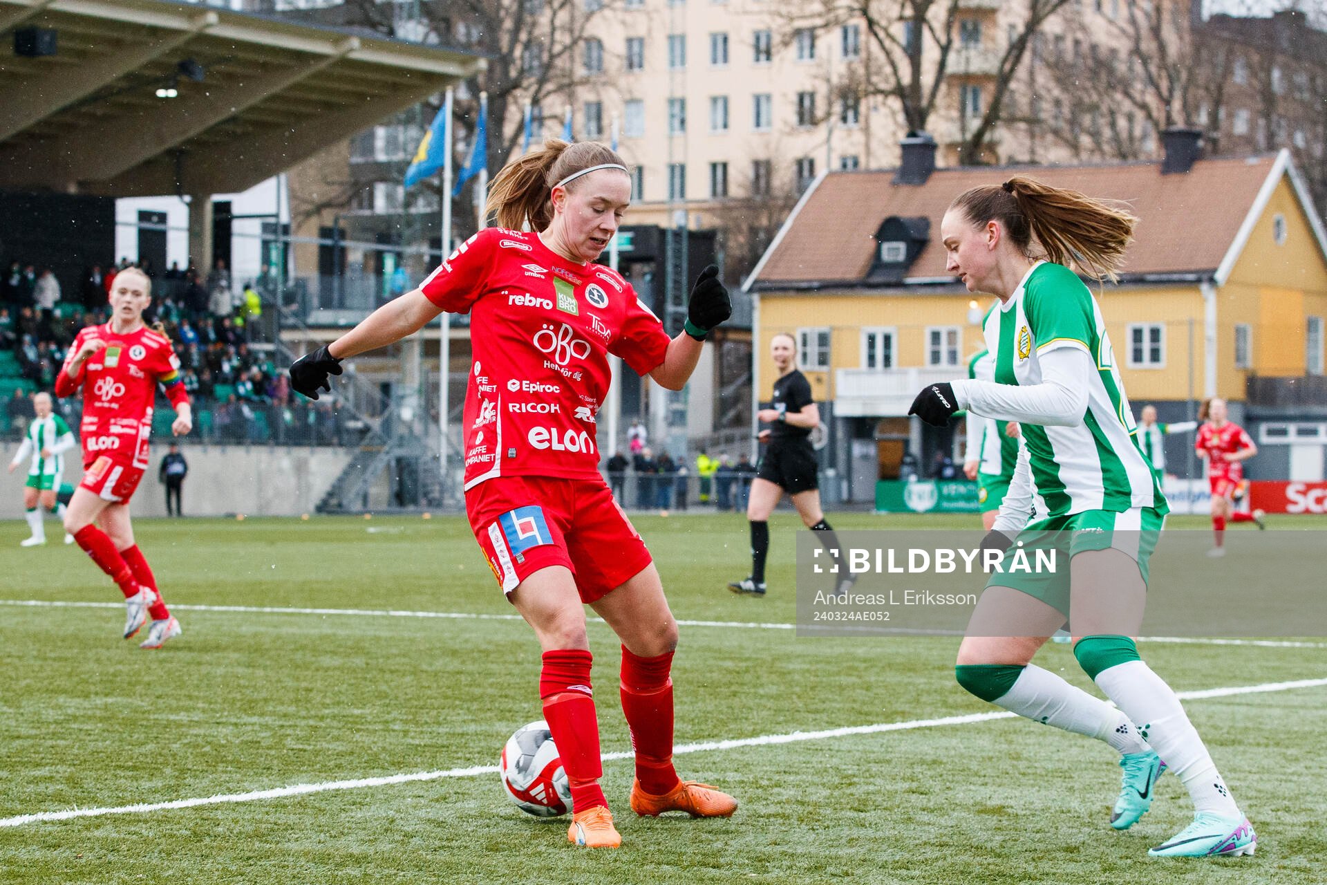 Örebros Amanda Altheden och Hammarbys Vilde Hasund