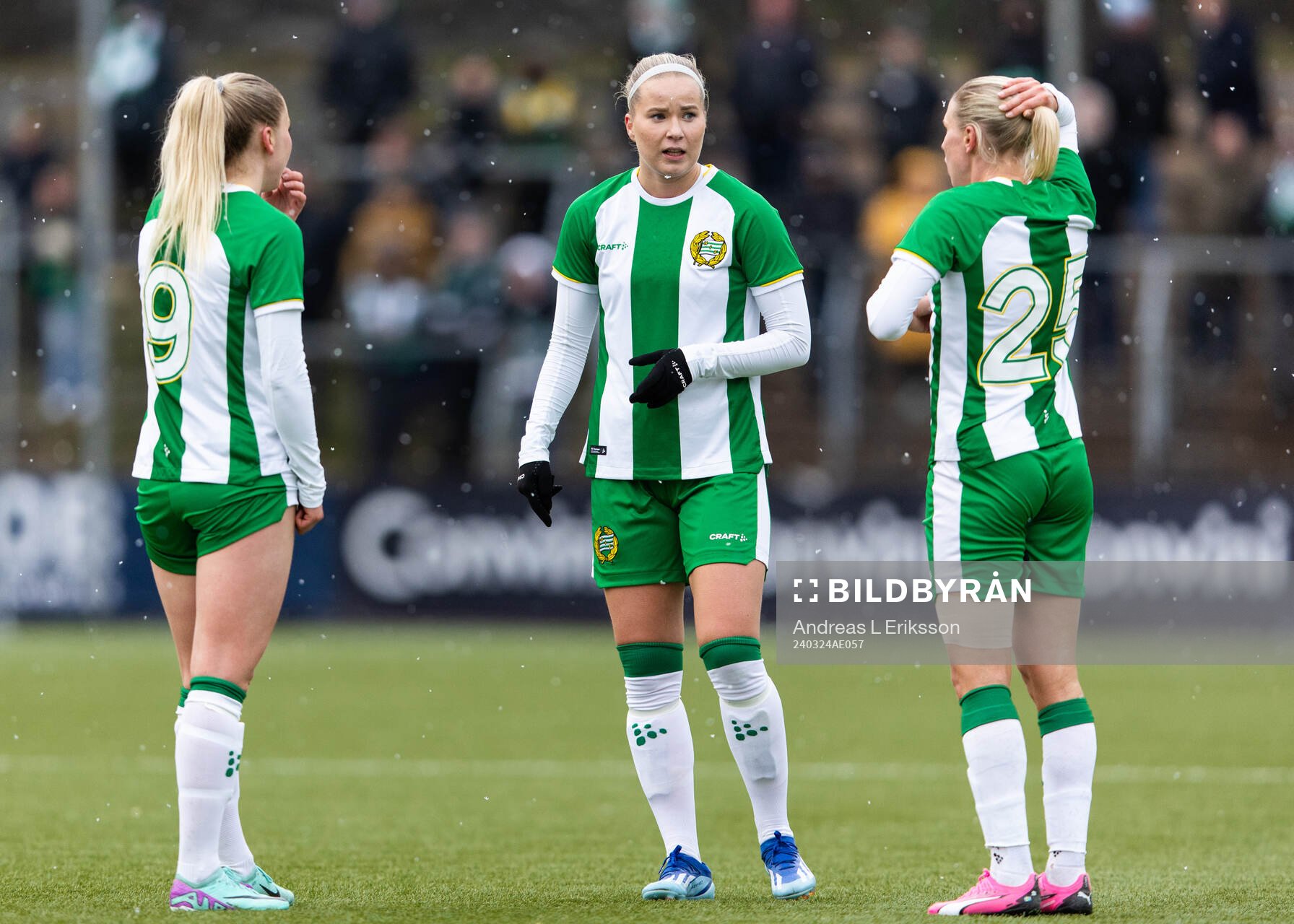 Hammarbys Anna Jøsendal, ha2<och Jonna Andersson