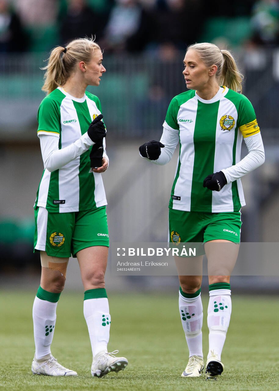 Hammarbys Thea Sørbo och Alice Carlsson