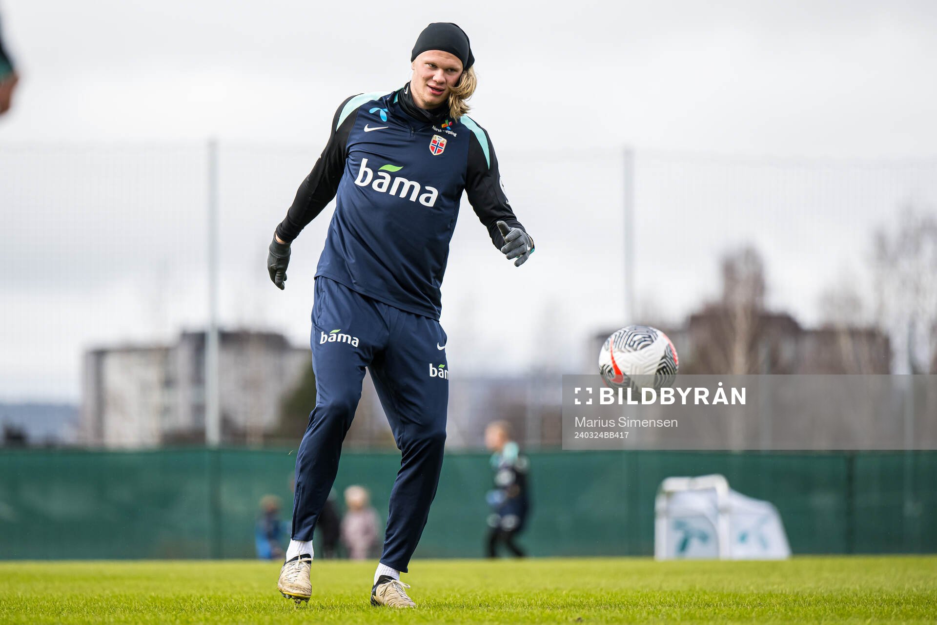 Erling Braut Haaland of the Norwegian national football team