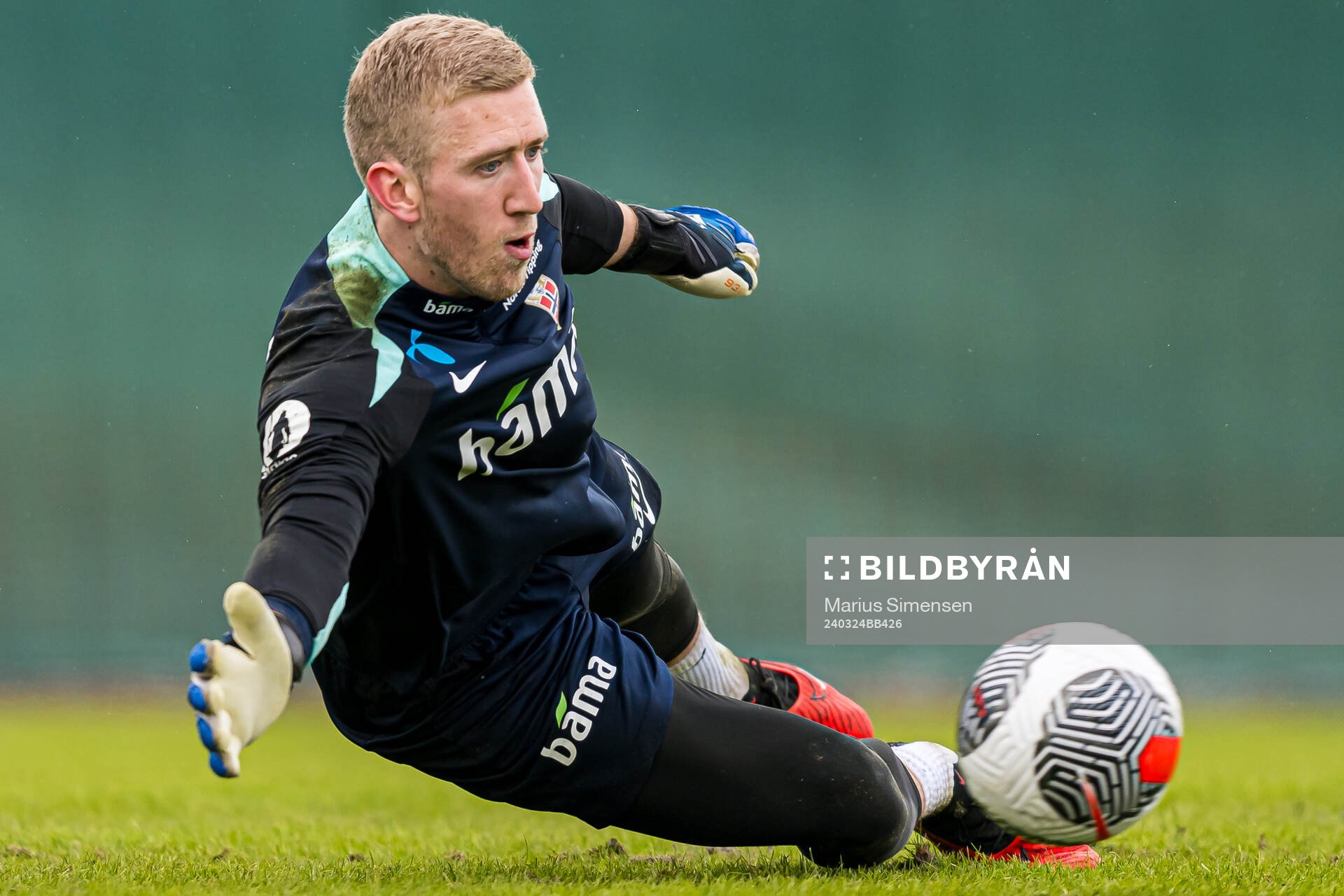 Egil Selvik of the Norwegian national football team