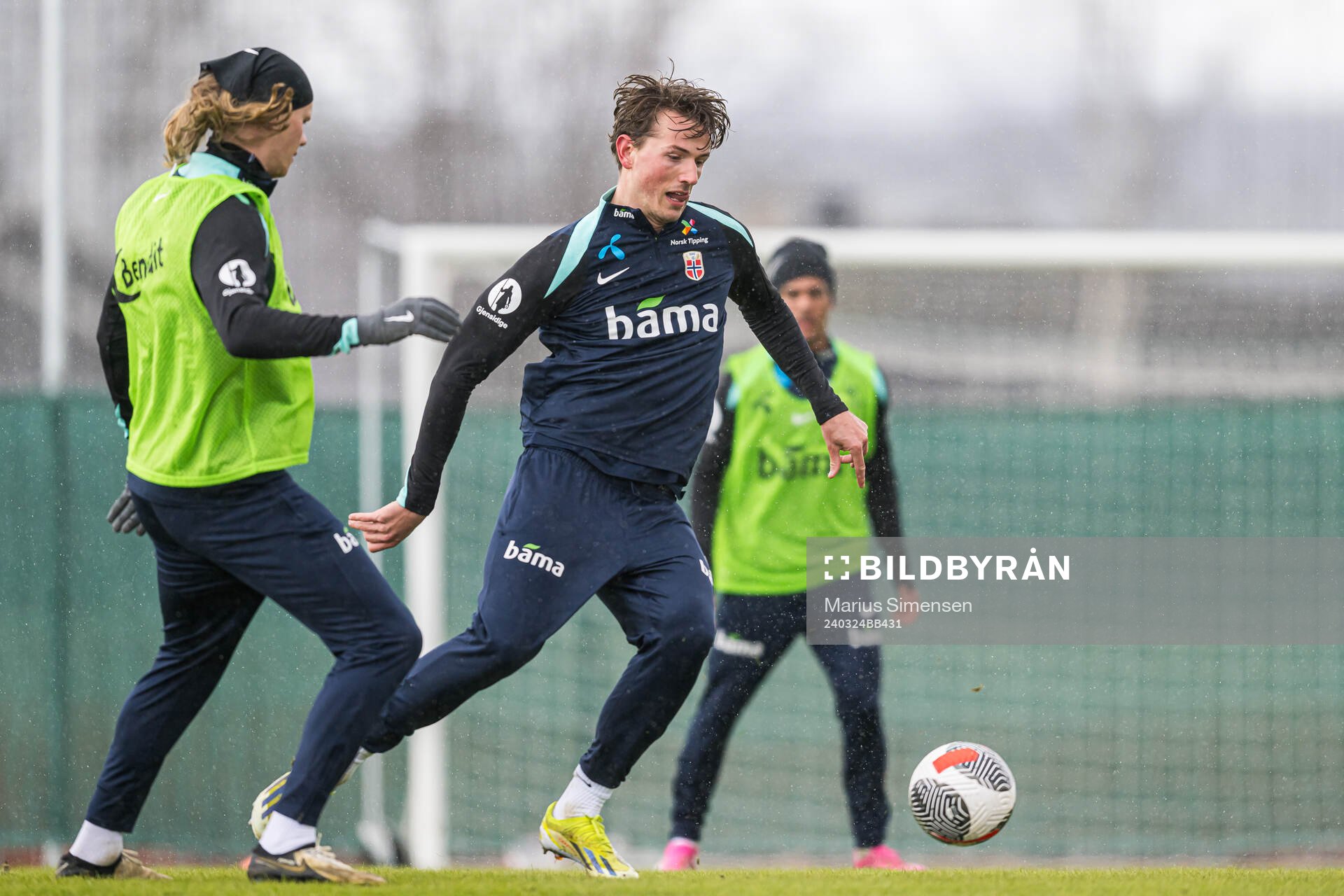 Sander Berge of the Norwegian national football team