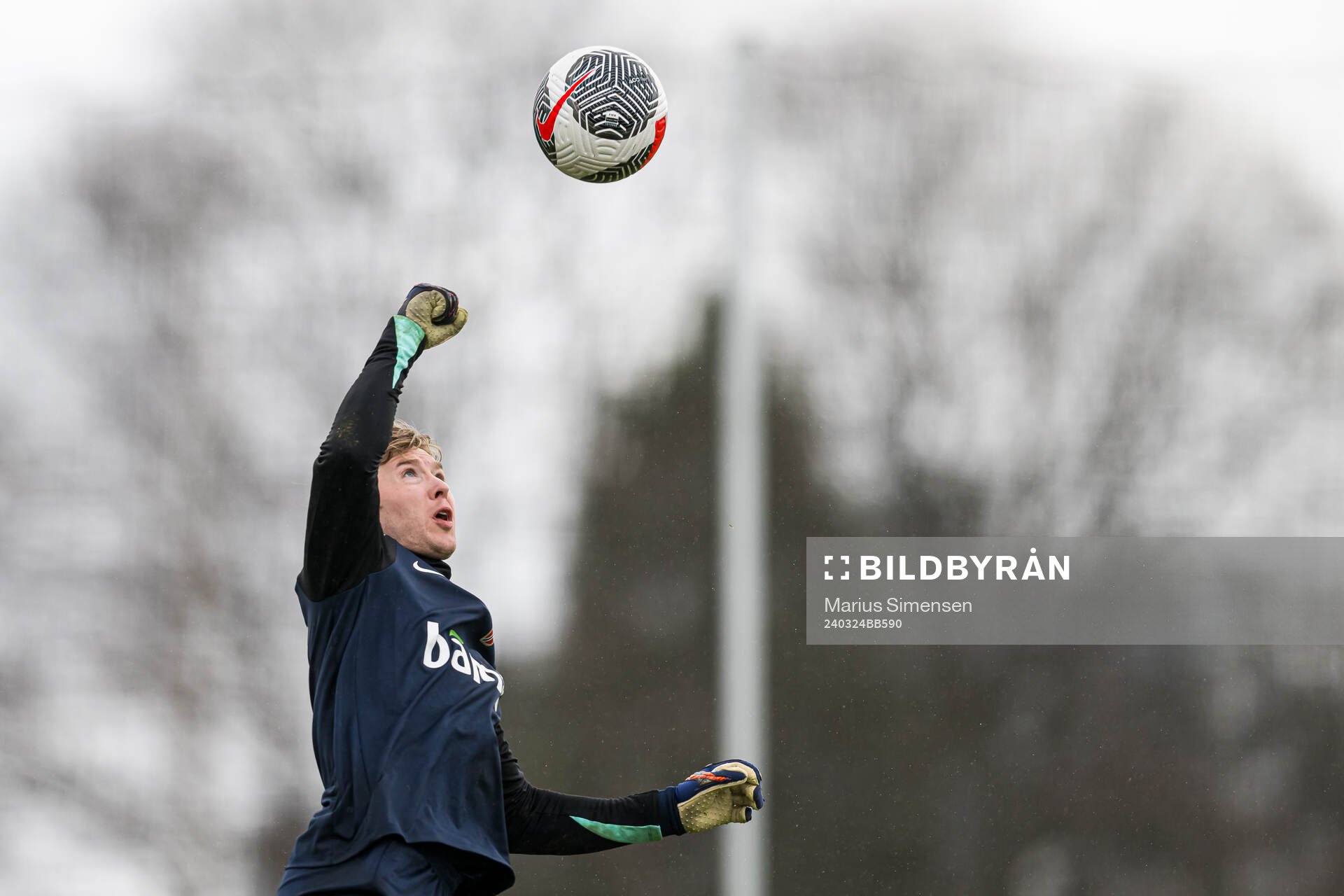 Mathias Dyngeland of the Norwegian national football team
