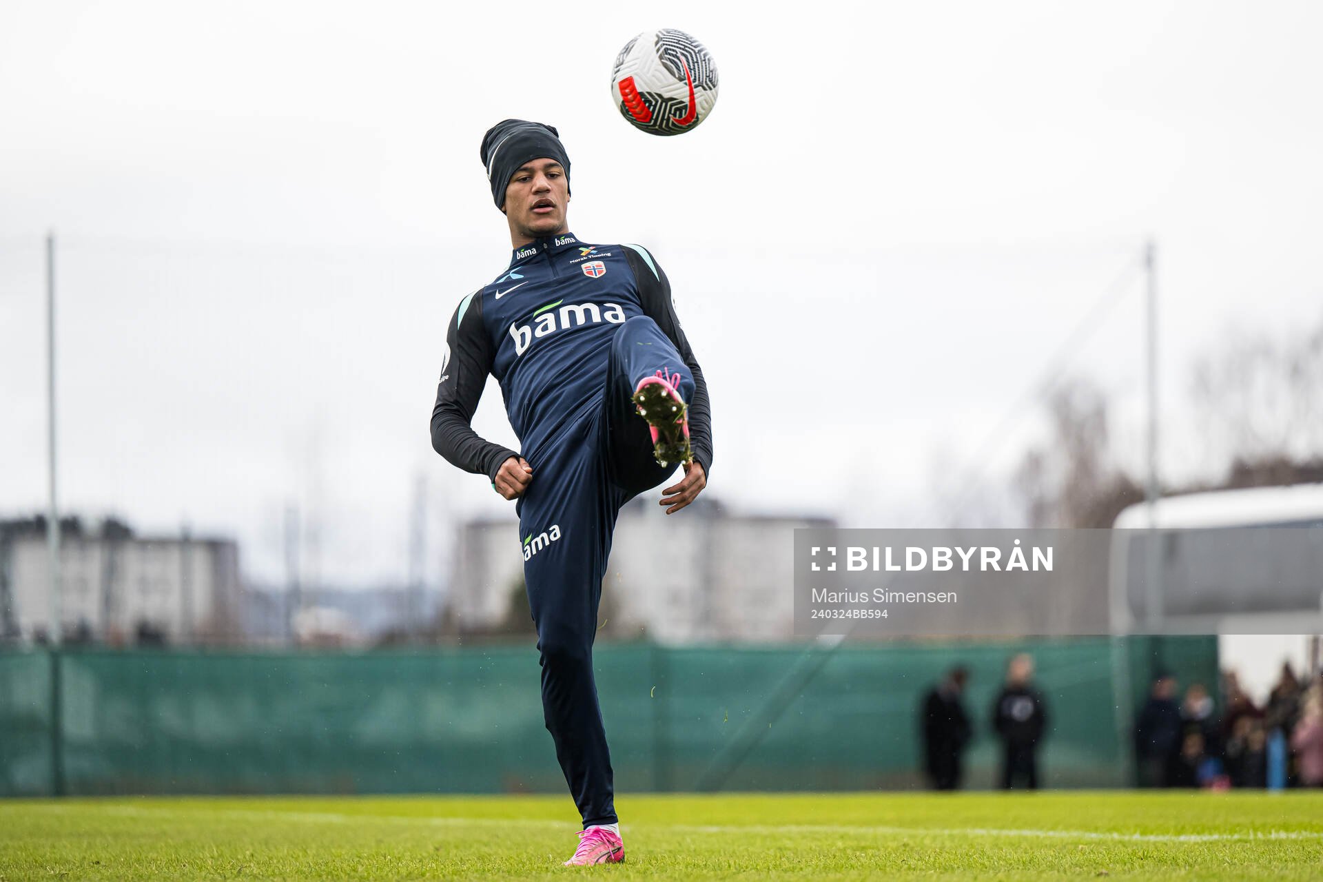Oscar Bobb of the Norwegian national football team