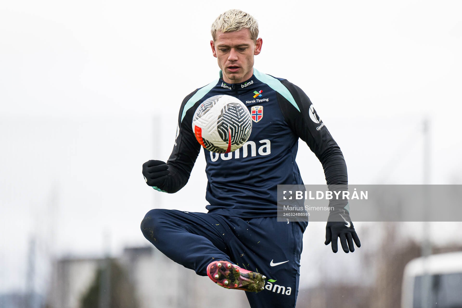 Julian Ryerson of the Norwegian national football team