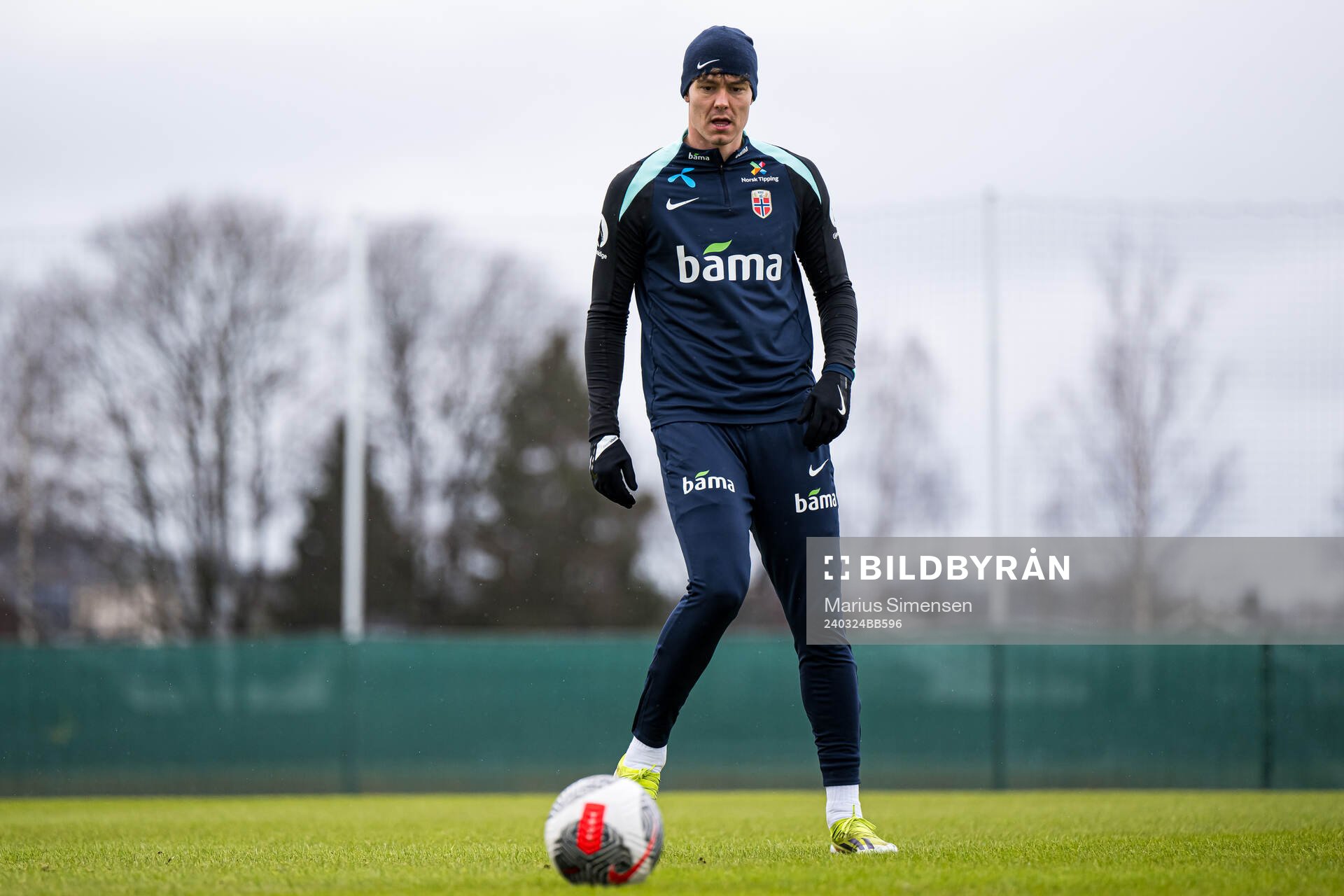 Jørgen Strand Larsen of the Norwegian national football