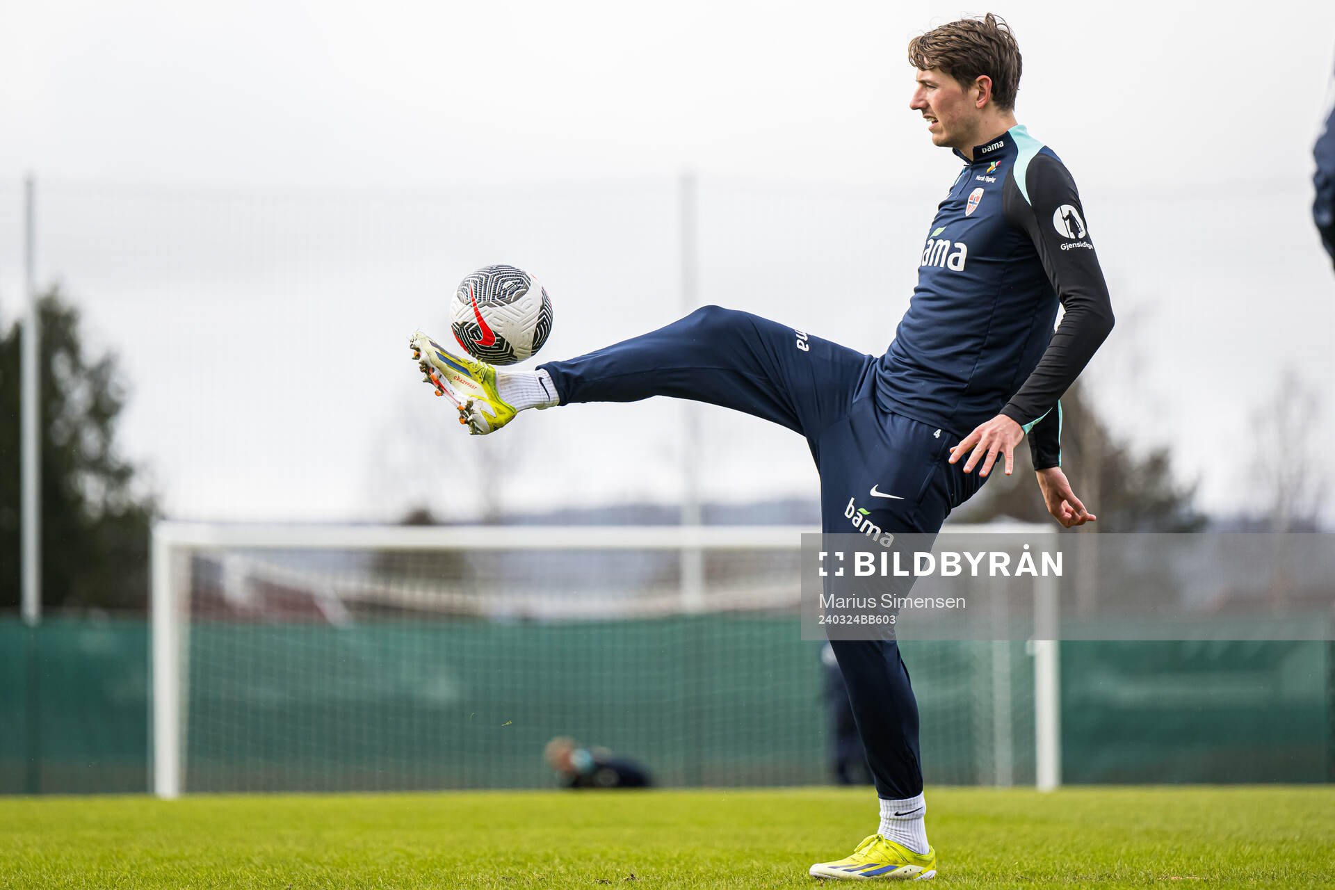 Sander Berge of the Norwegian national football team