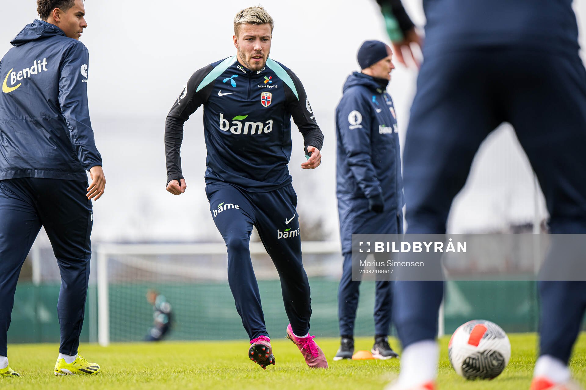 Fredrik Bjørkan of the Norwegian national football team
