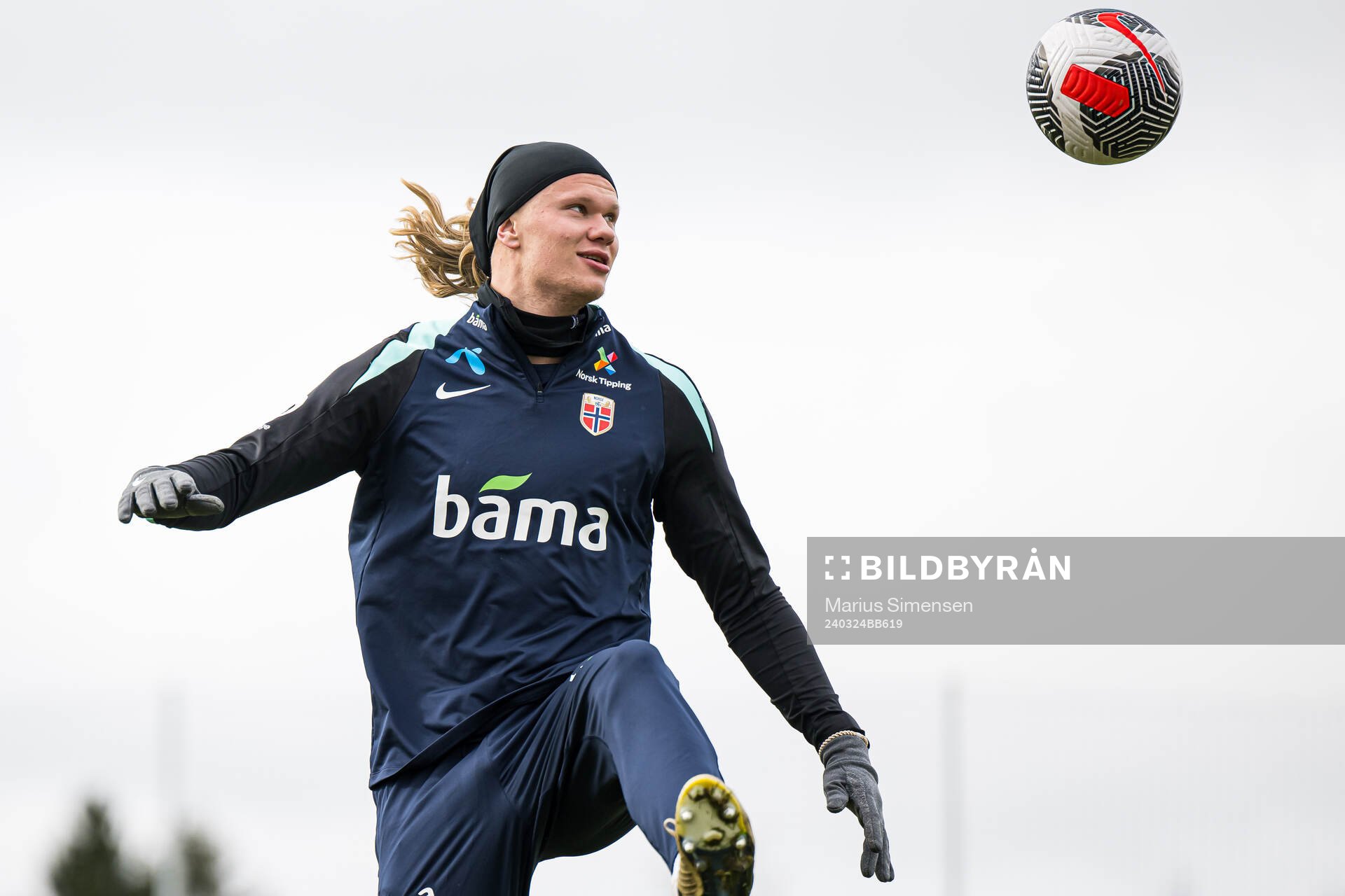 Erling Braut Haaland of the Norwegian national football team