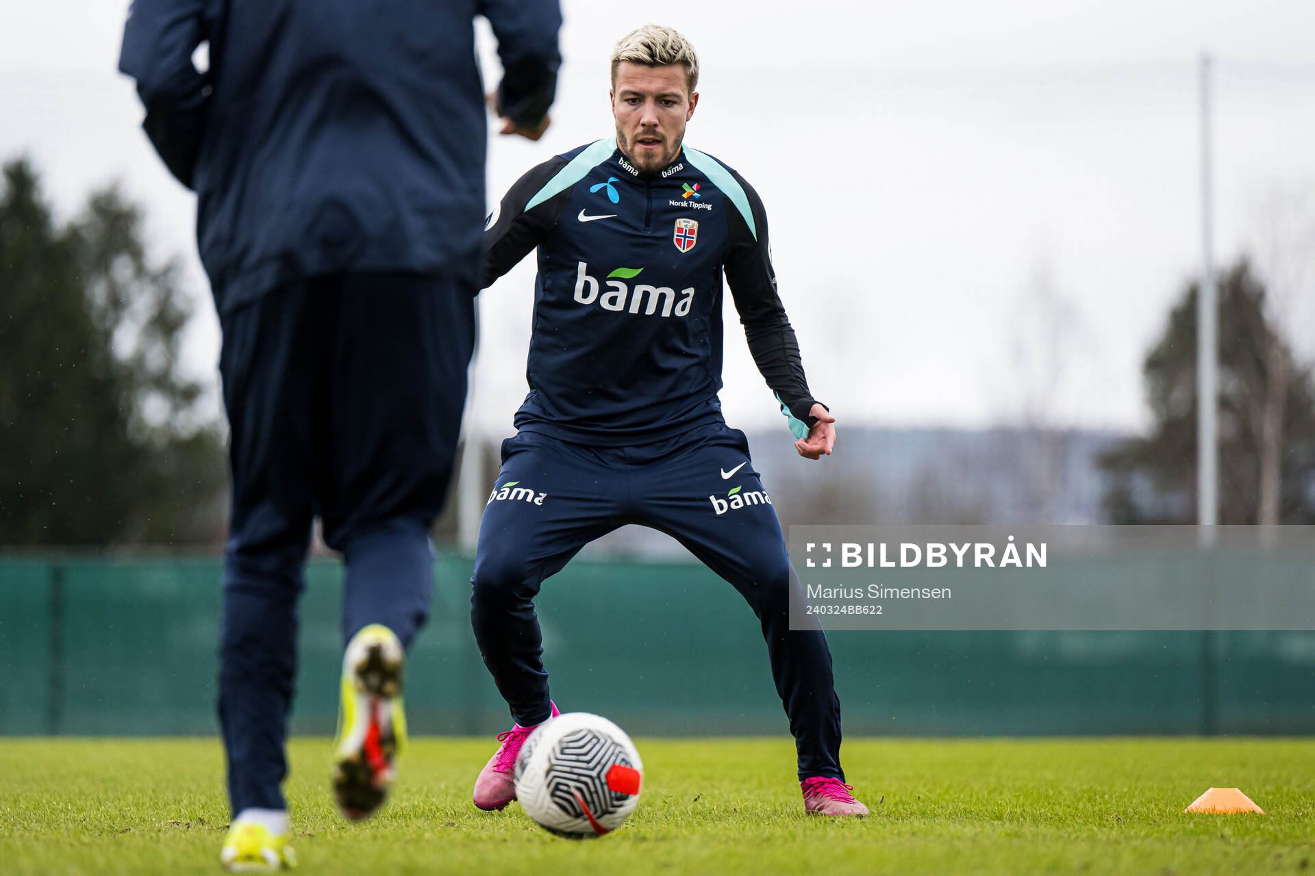 Fredrik Bjørkan of the Norwegian national football team