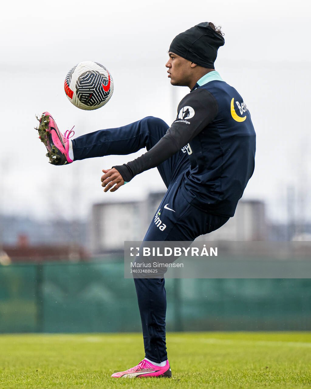 Oscar Bobb of the Norwegian national football team