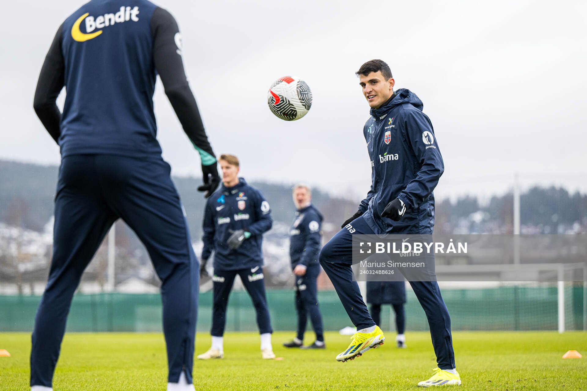 Mohamed Elyounoussi of the Norwegian national football team