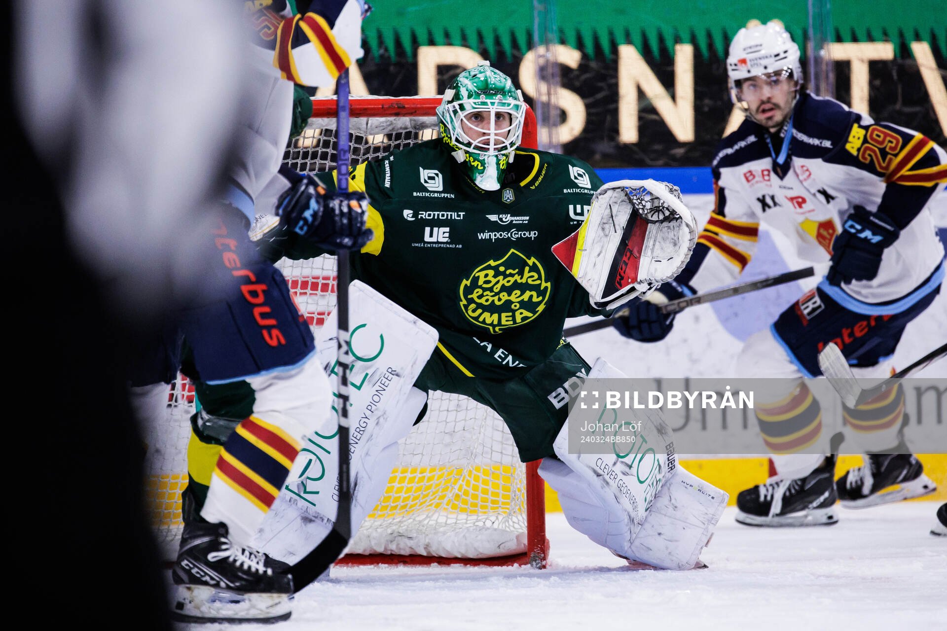 Björklövens målvakt Niklas Svedberg
