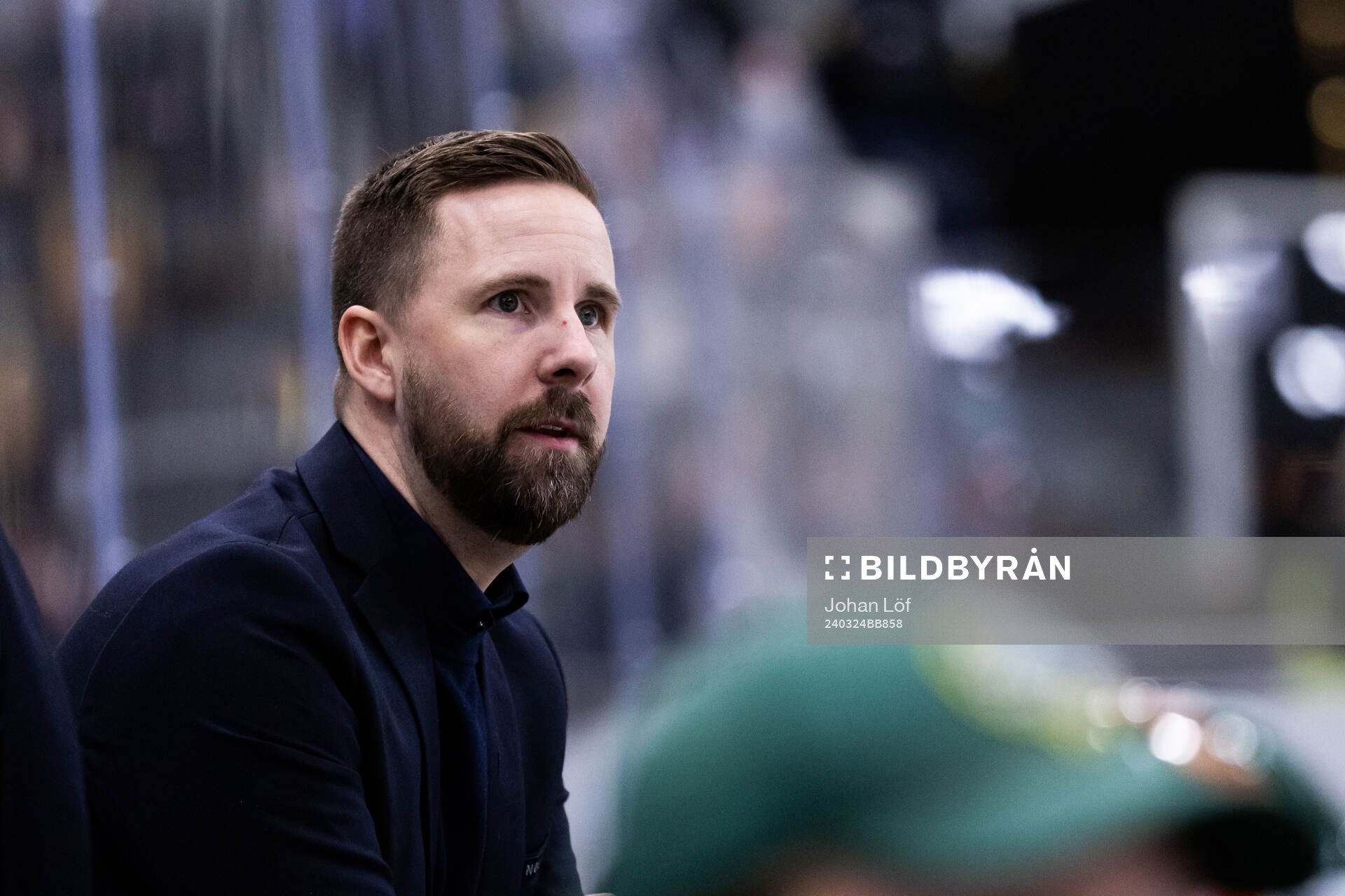 Björklövens huvudtränare Viktor Stråhle