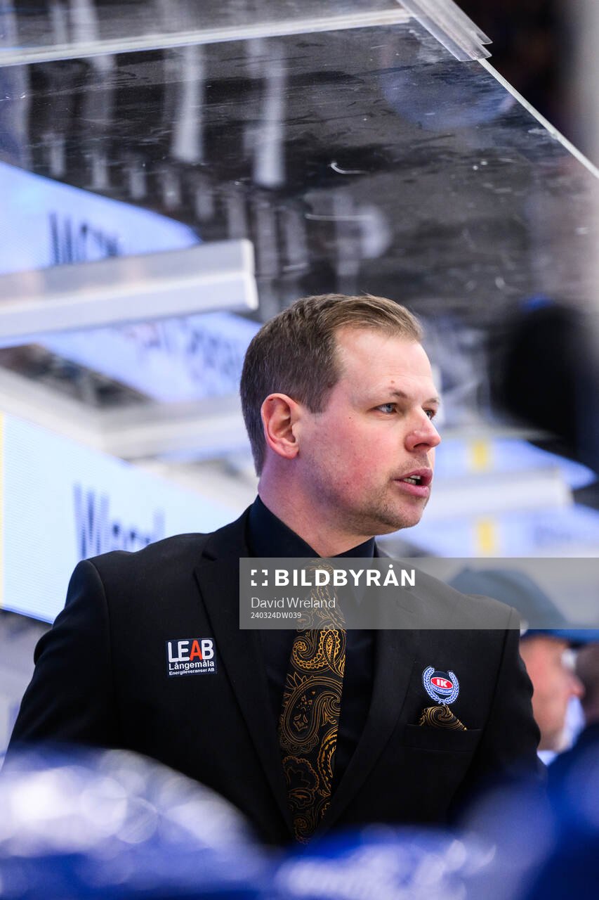 Oskarshamns  tränare Martin Filander