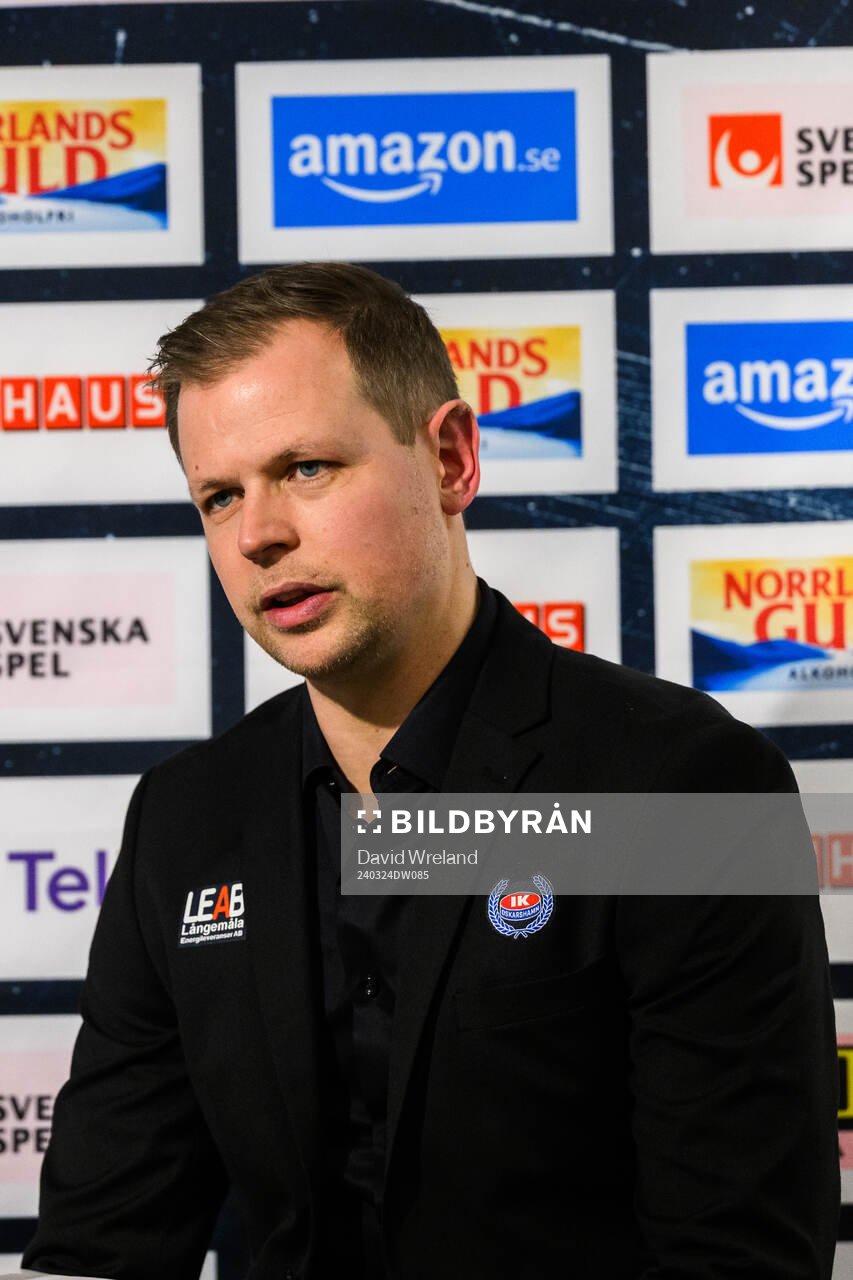 Oskarshamns tränare Martin Filander