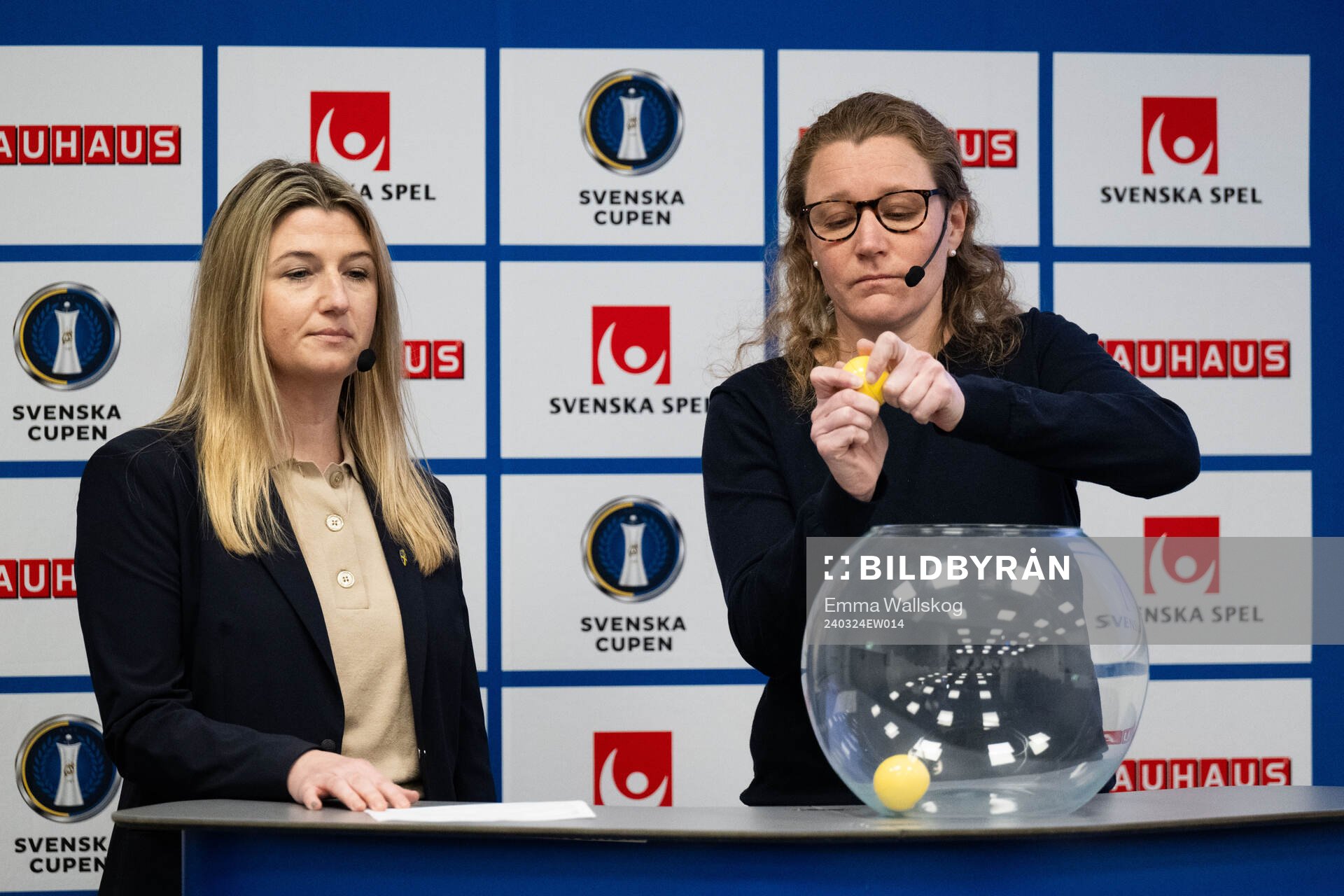 Alexandra William-Olsson, och Anna Lögdberg, tävlingschef