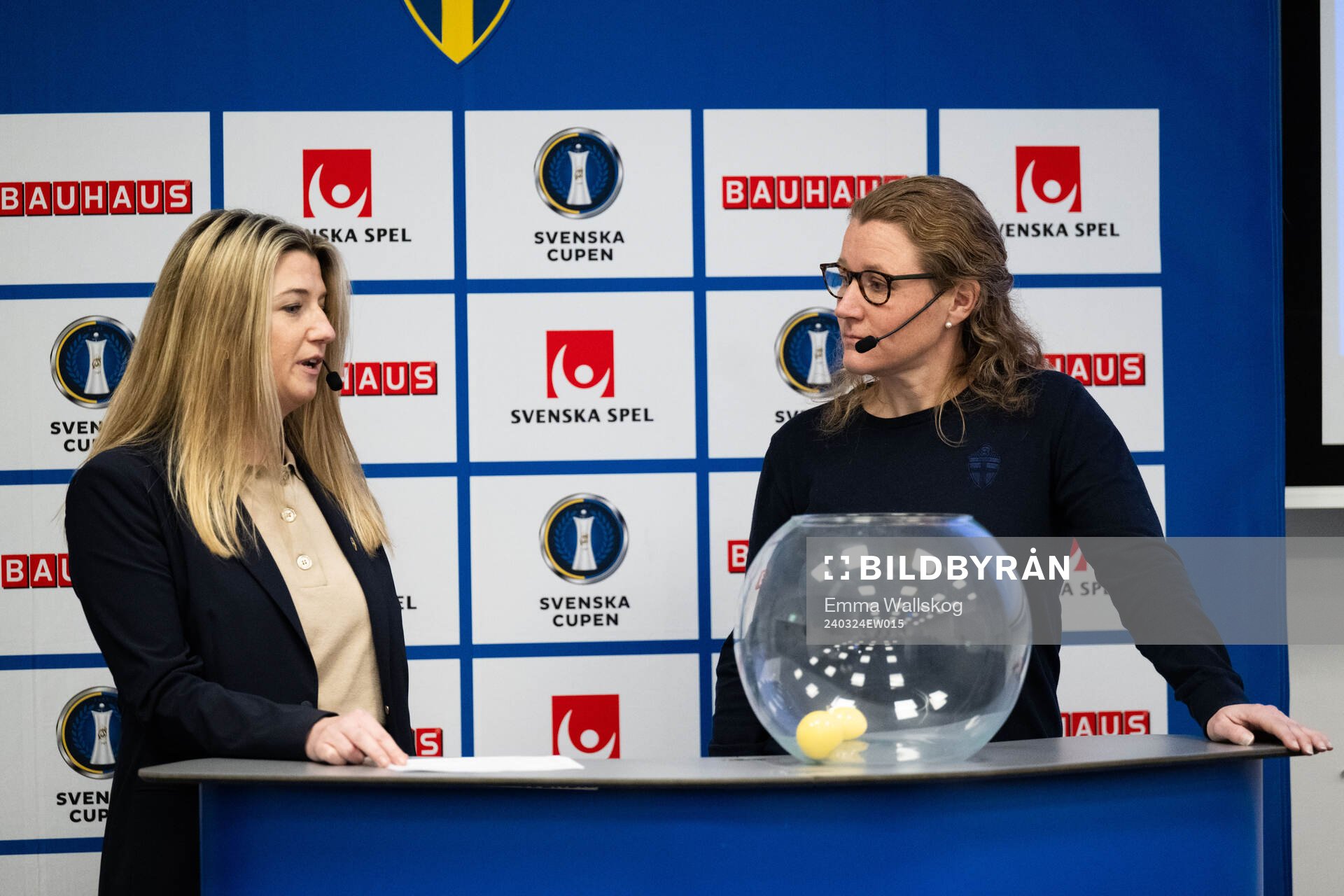 Alexandra William-Olsson, och Anna Lögdberg, tävlingschef