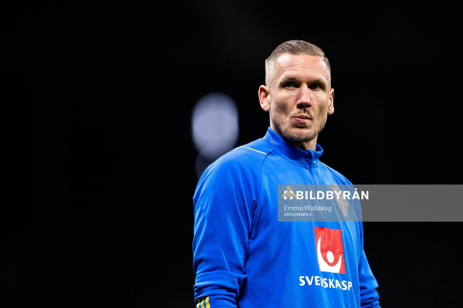 Goalkeeper Robin Olsen of the Swedish men's national