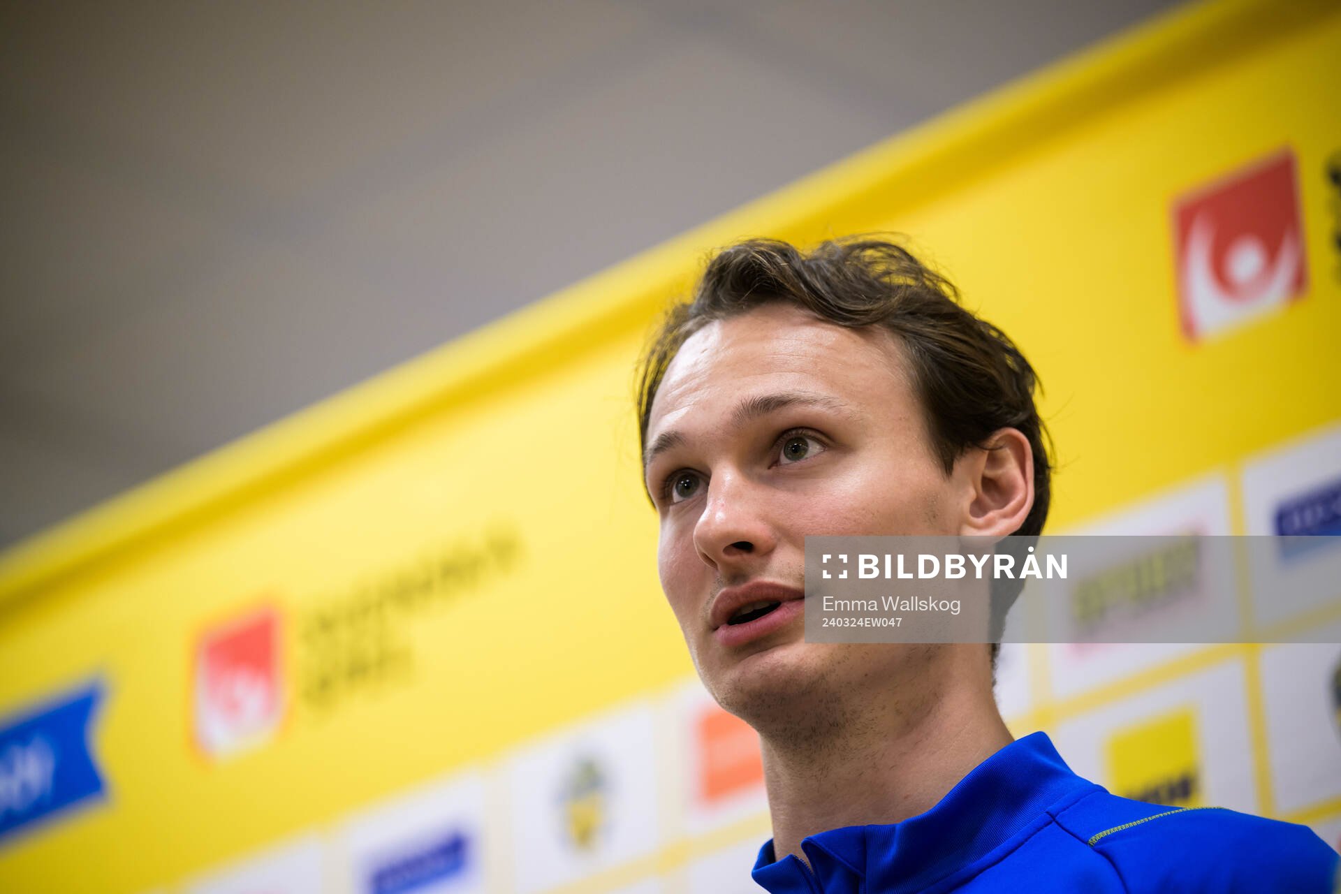 Hjalmar Ekdal of the Swedish men's national football team