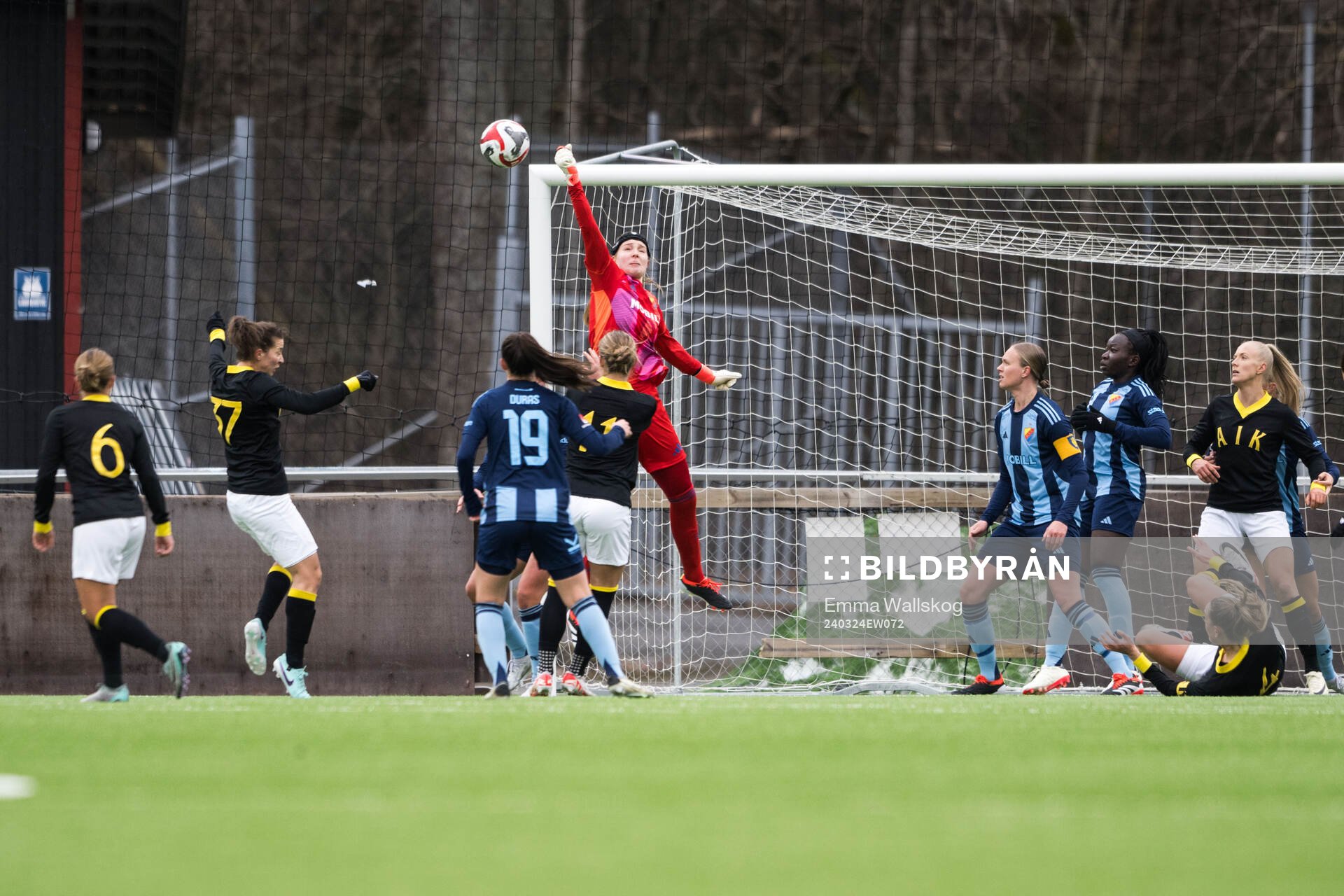 Djurgårdens målvakt Elvira Björklund