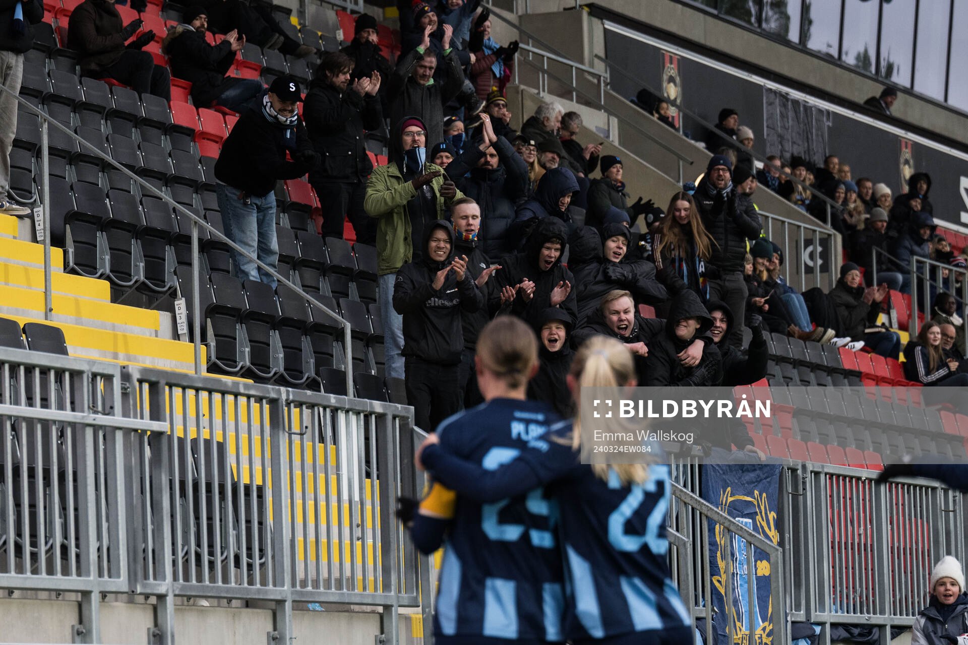 Djurgårdens Matilda Plan jublar