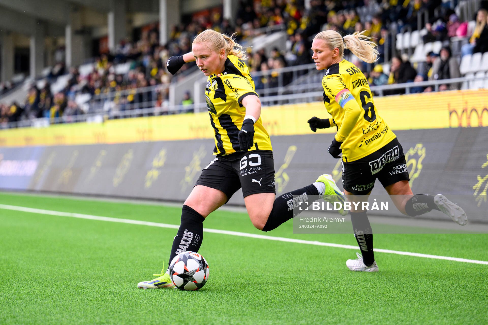 Häckens Johanna Fossdalsá Sørensen och Josefine Rybrink