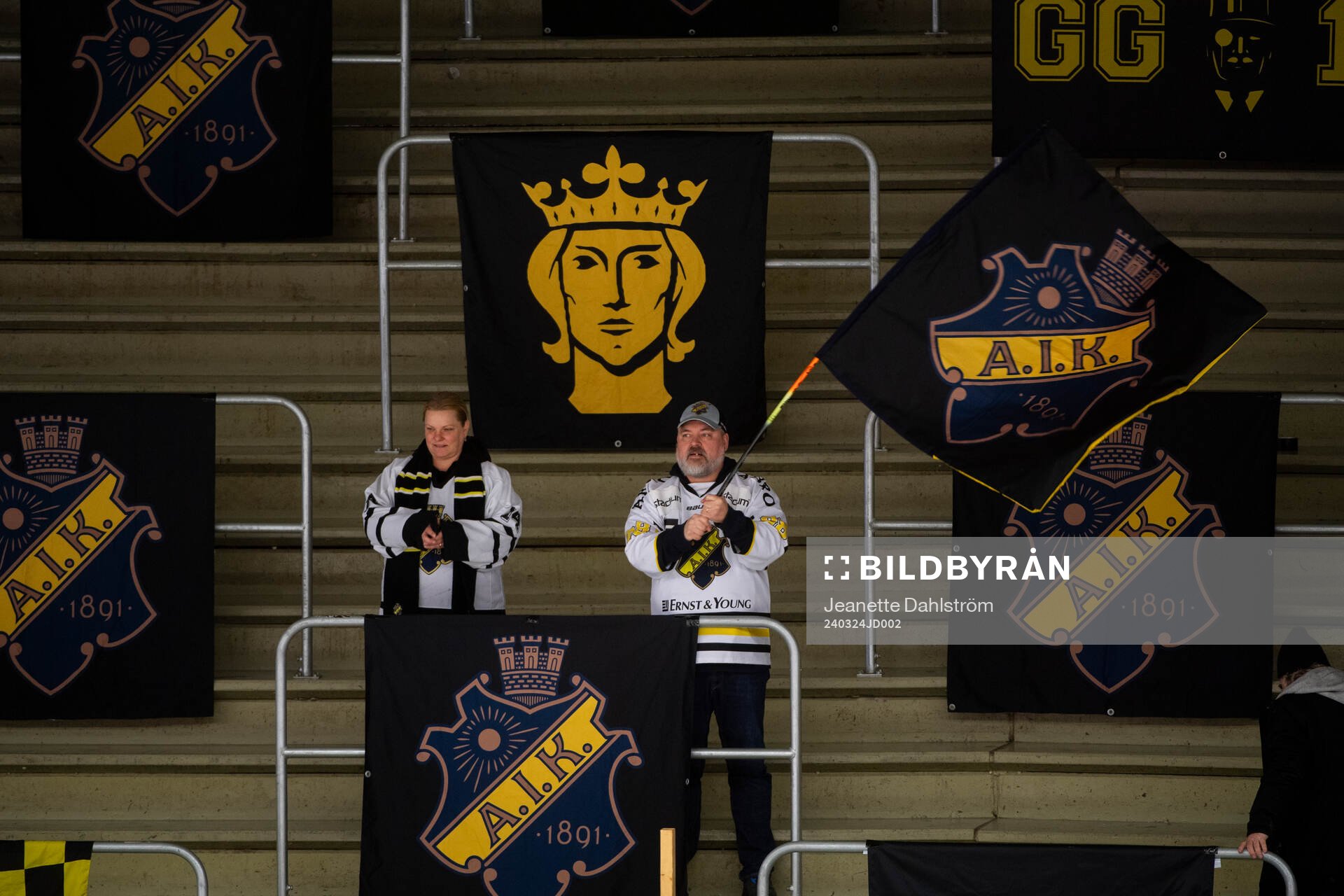 AIK supportar