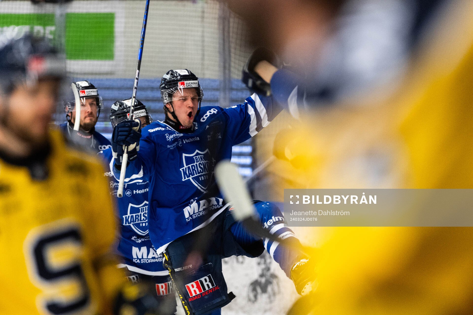 Karlskogas Eskild Bakke Olsen jublar