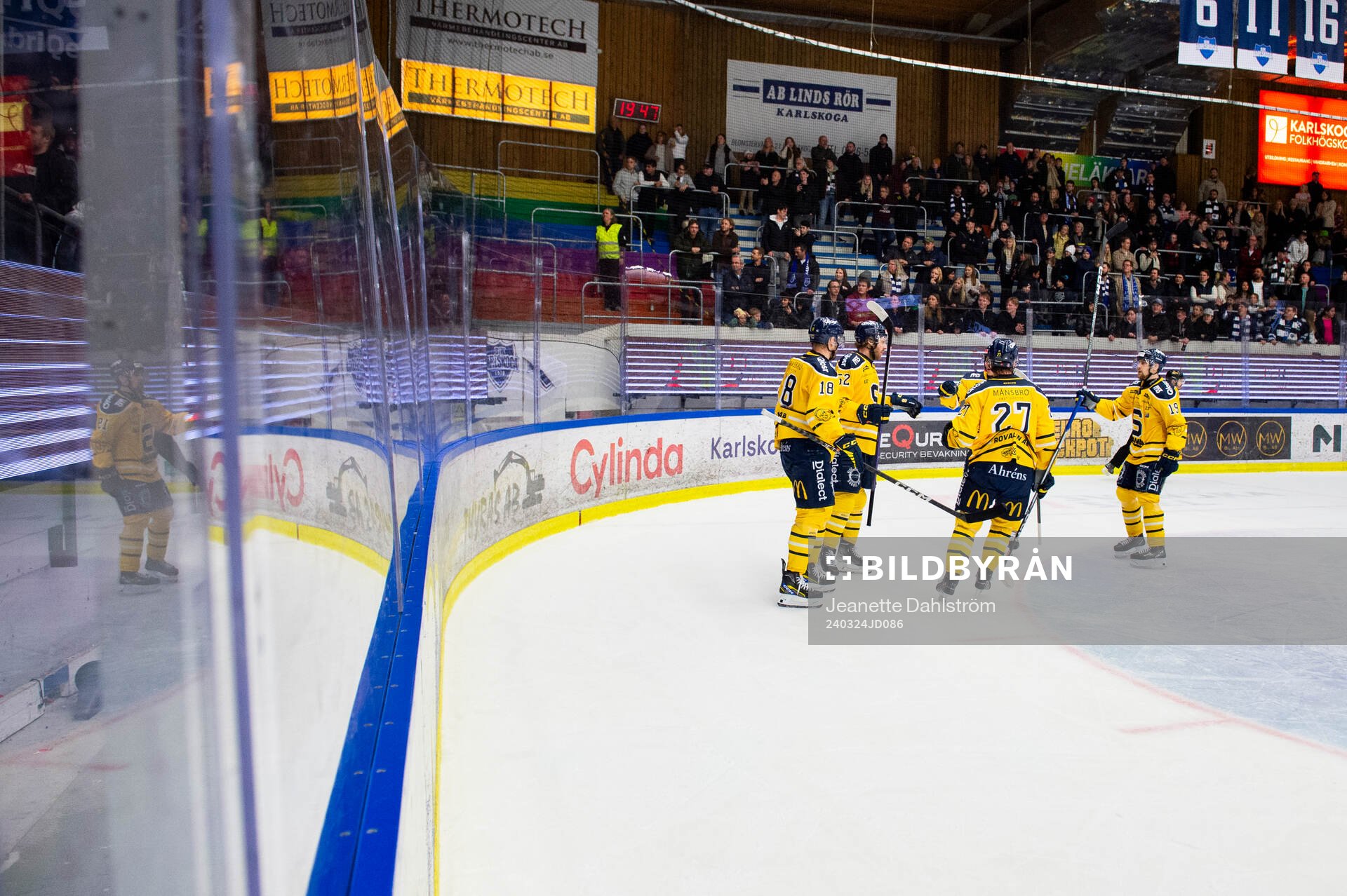 Södertäljes Christopher Liljewall jublar