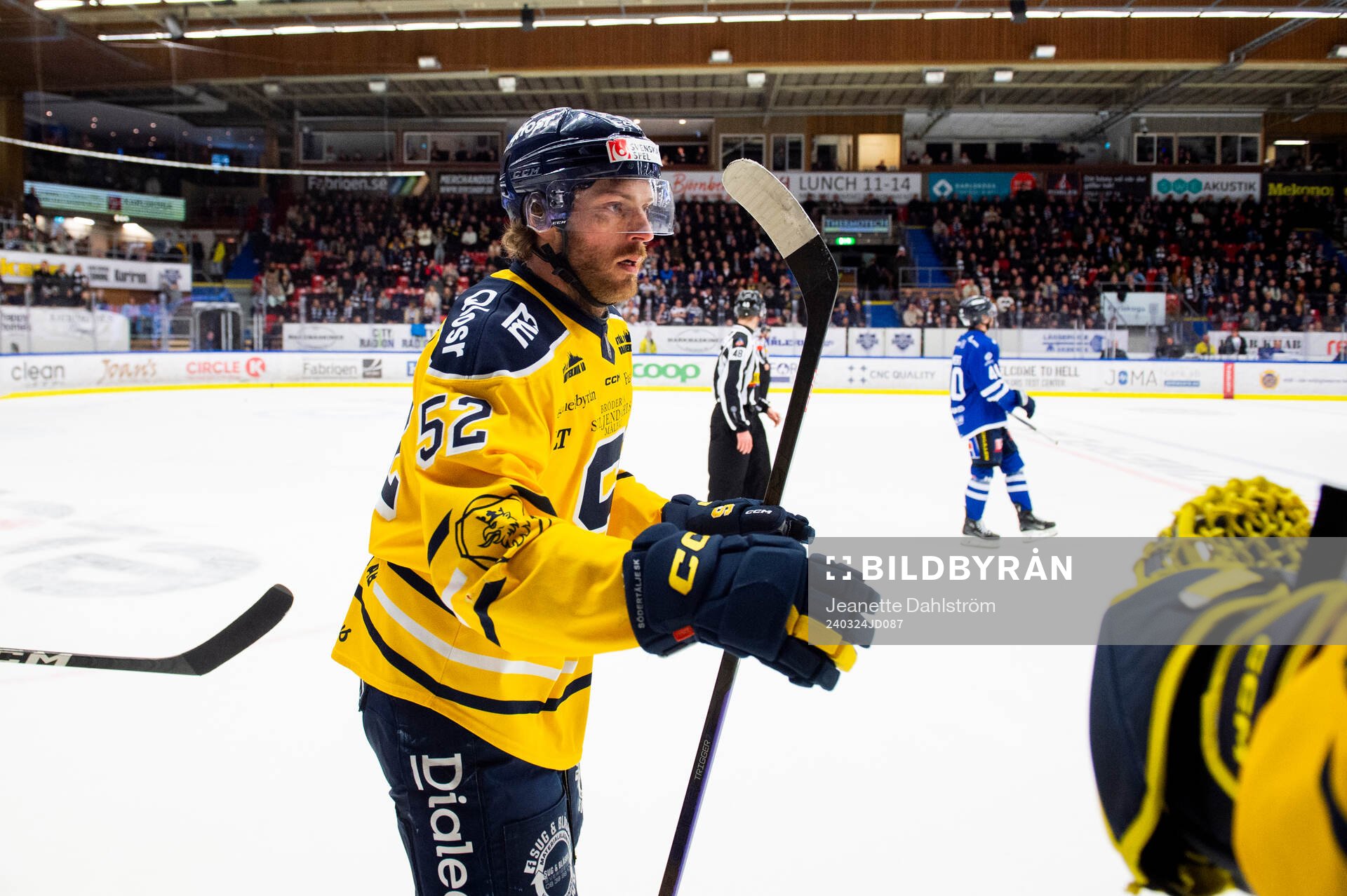 Södertäljes Christopher Liljewall jublar