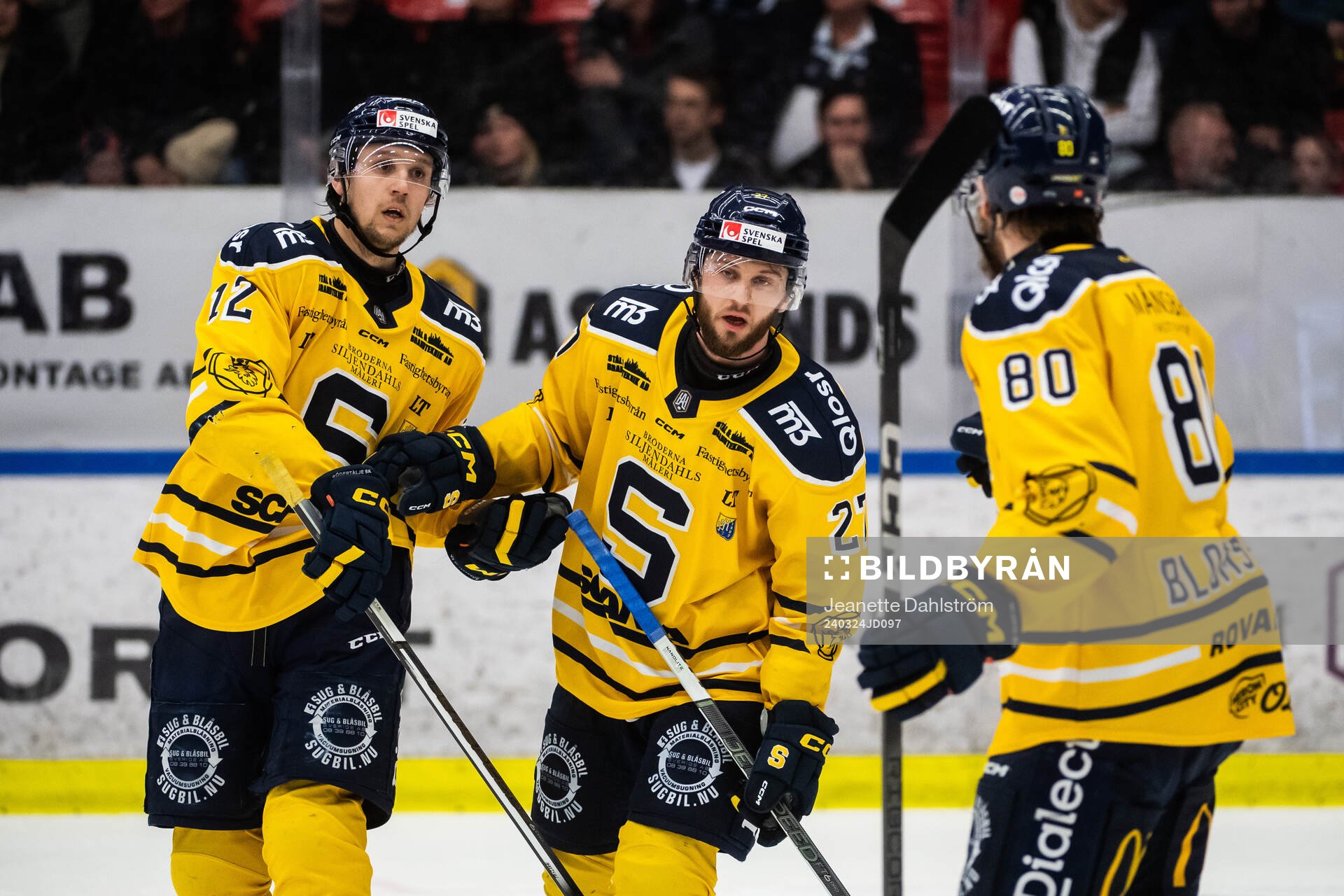 Södertäljes Daniel Norbe jublar