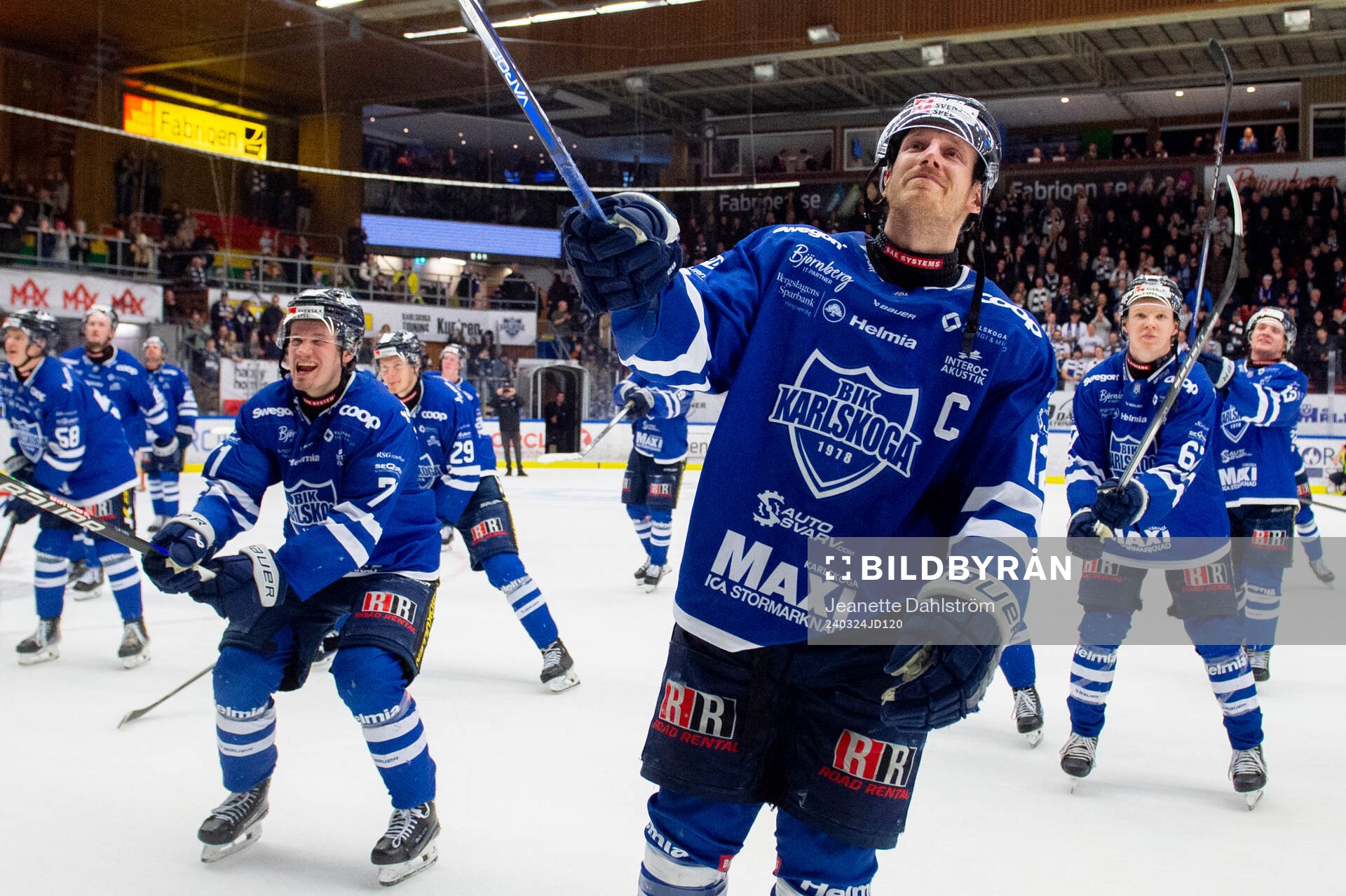 Karlskogas Gustaf Thorell jublar