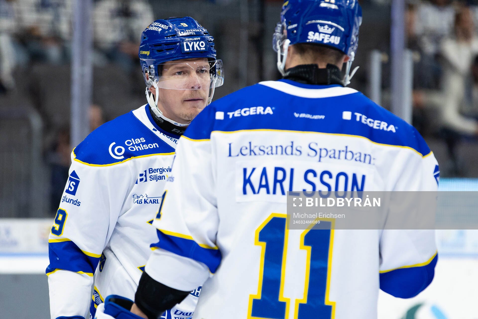 Leksands Patrik Zackrisson och Martin Karlsson