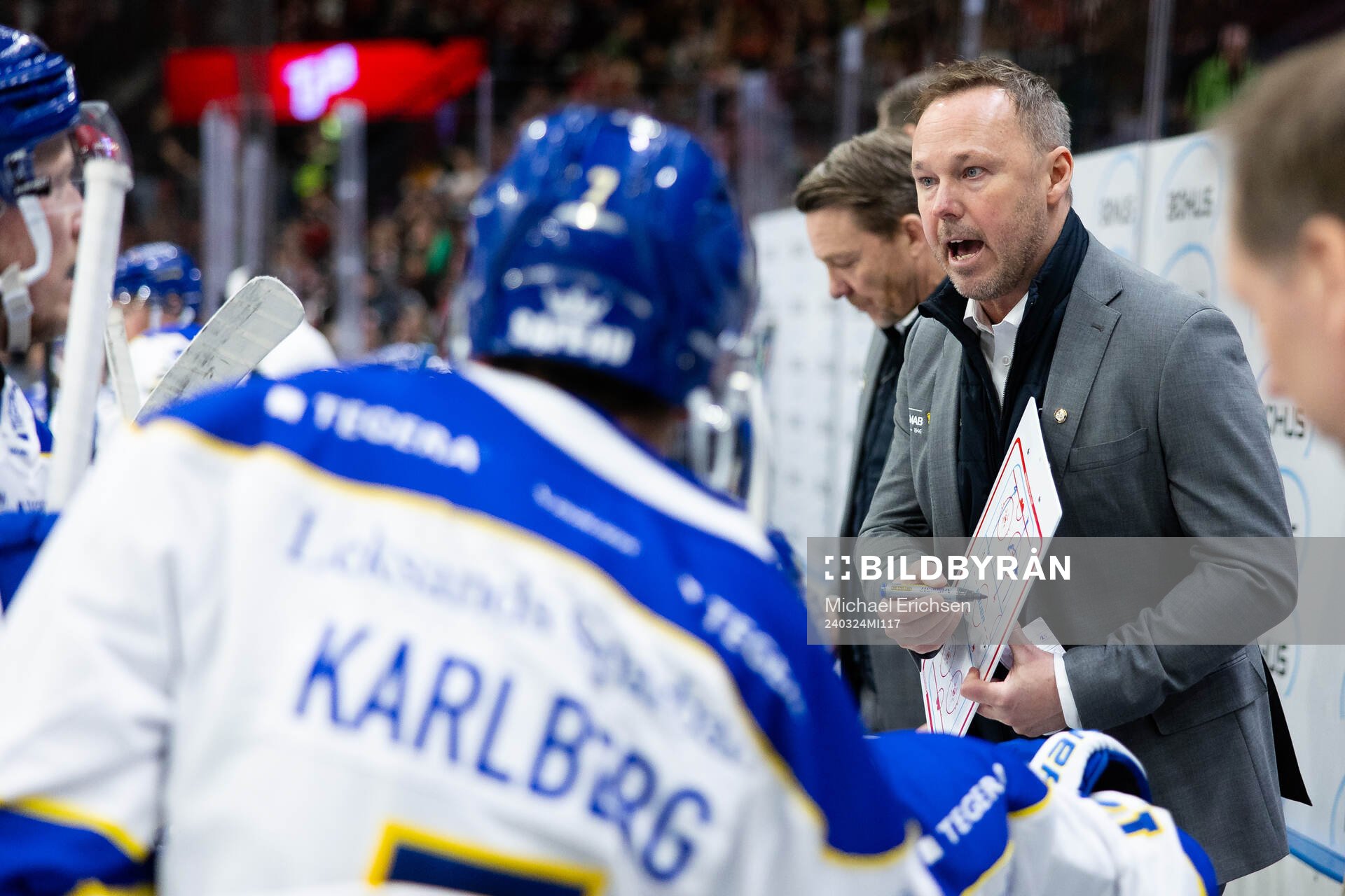 Leksands assisterande tränare Mikael Karlberg