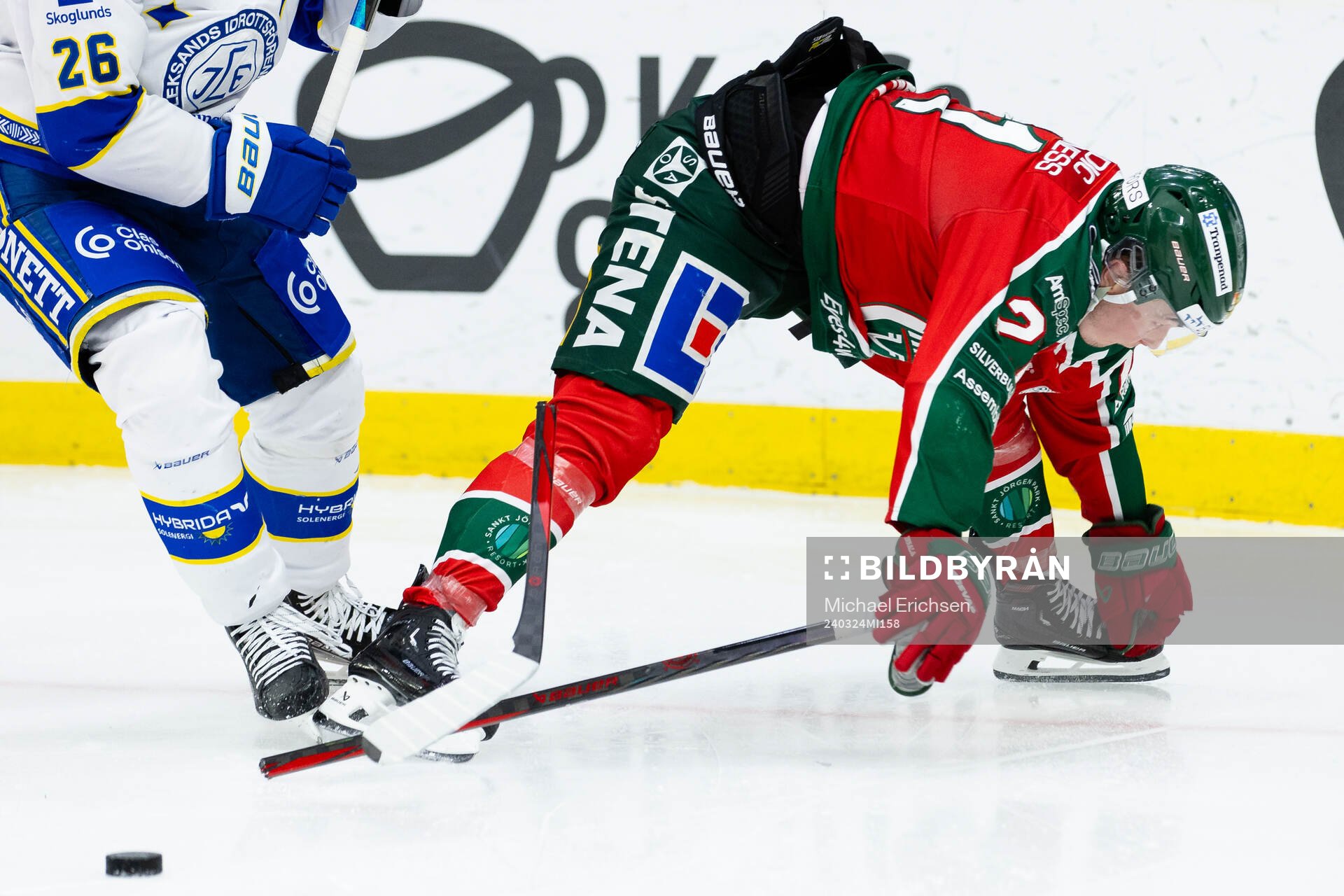 Leksands Patrik Norén får en utvisning