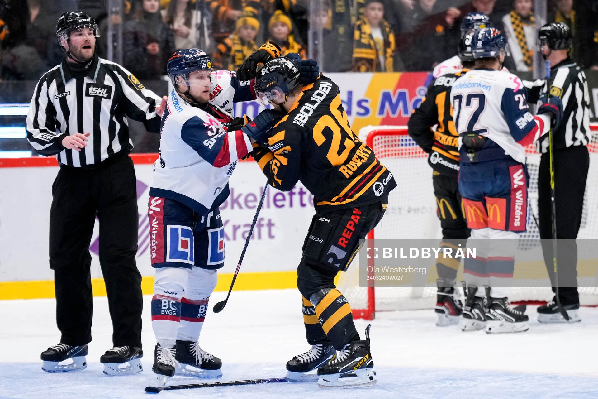 Linköpings Jesper Pettersson och Skellefteås Simon